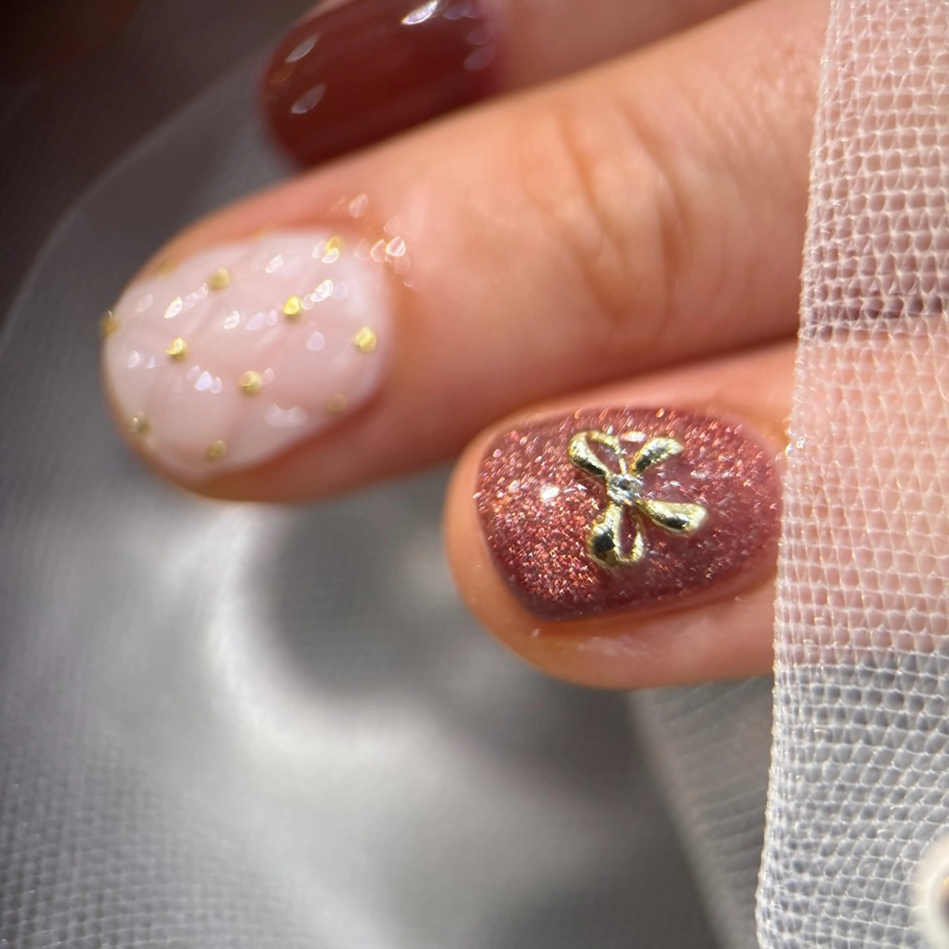 ネイル 冬ネイル クリスマス ハンドネイル Acoonail 宮田のネイルデザイン