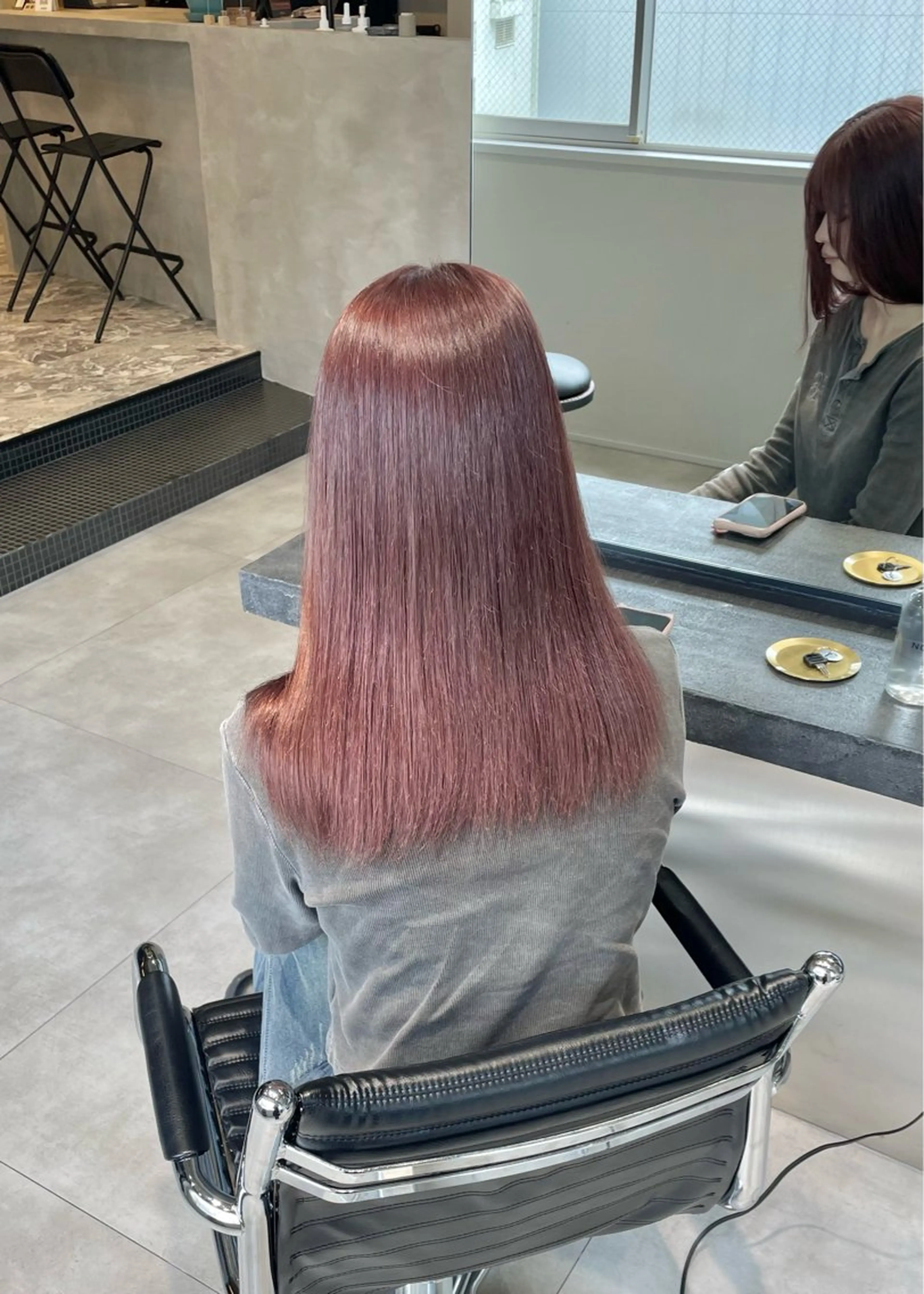 ロング カラー ヘアカラー トリートメント 🌷ケアブリーチ /透明感/れい🌷のヘアスタイル