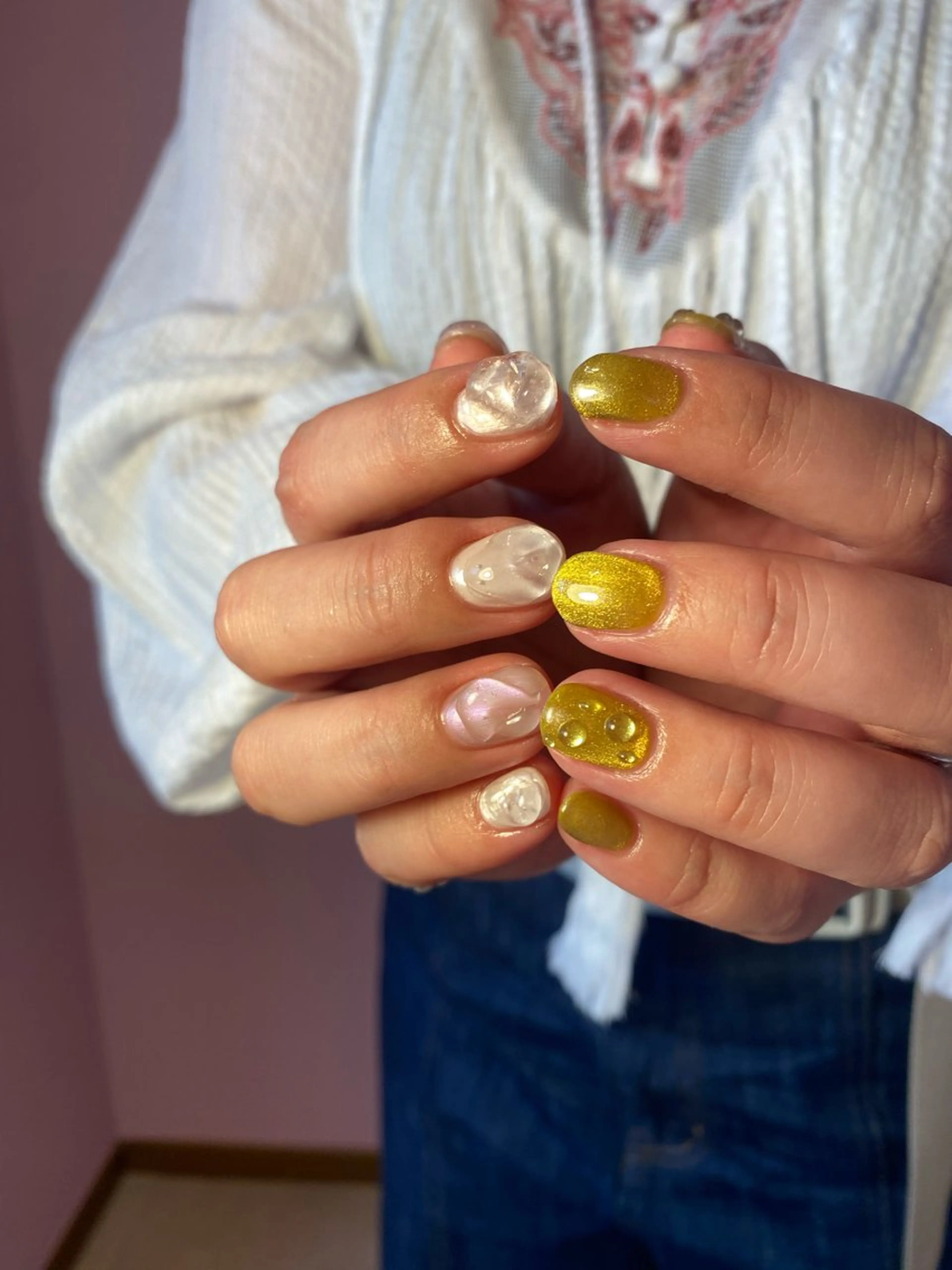 ネイル ハンドネイル NICO nail　三軒茶屋店　ネイル＆アイラッシュ所属・oichan 𖦹°‧のネイルデザイン