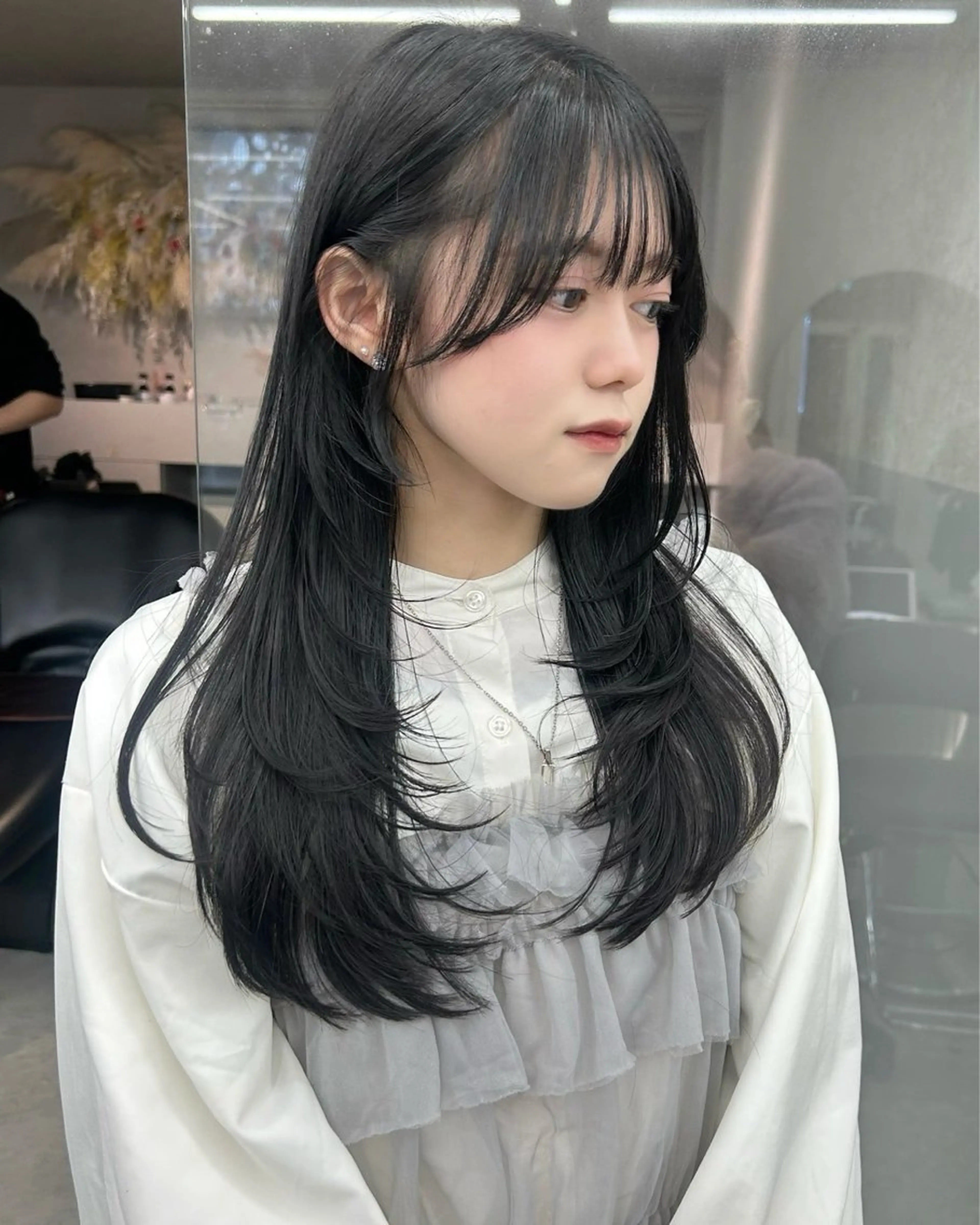 ロング カラー 🎀大川 錬🎀 ブリーチなしWカラーのヘアスタイル