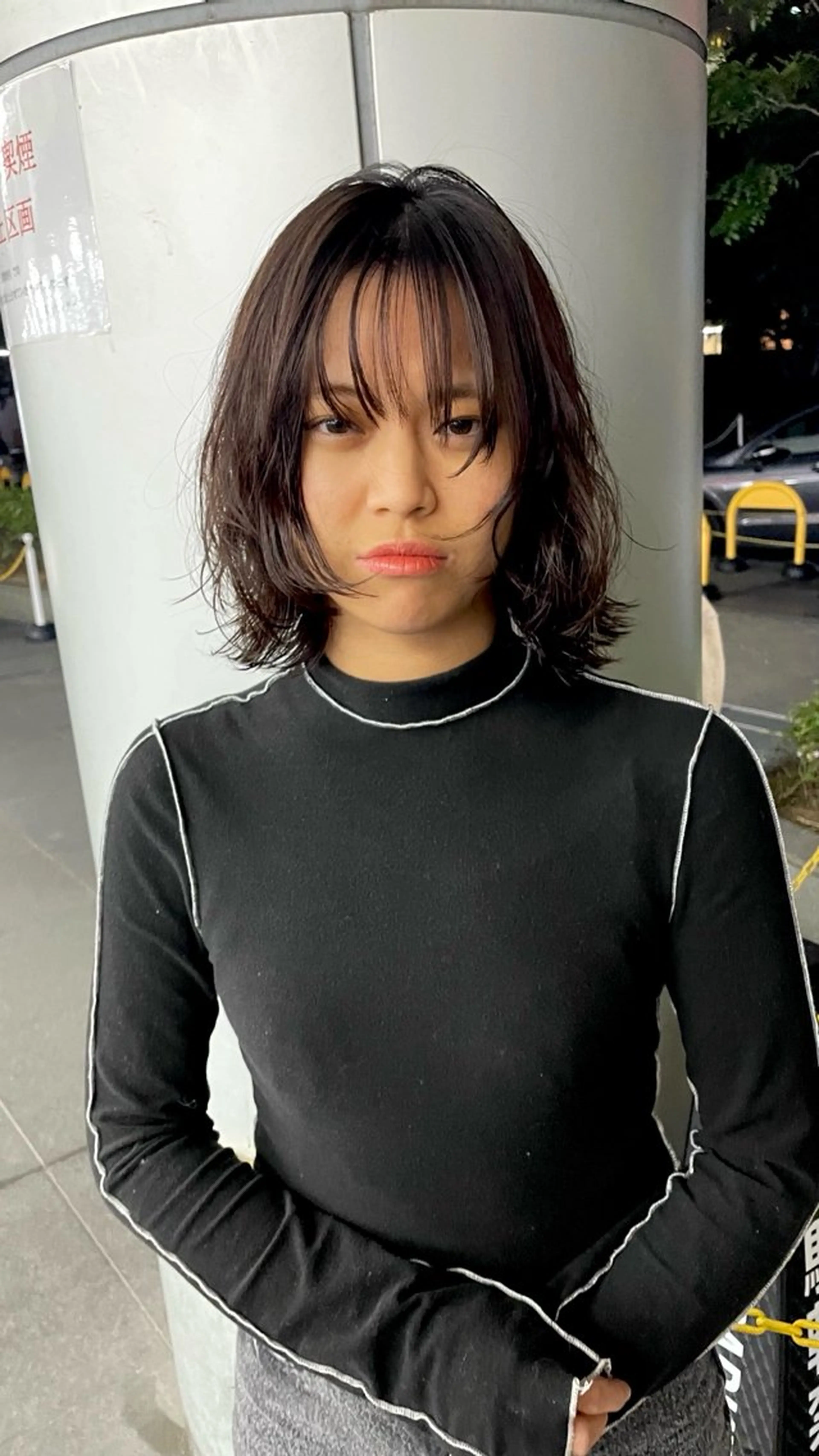 ミディアム ミディアムパーマ カット ヘアカラー 葵🌊ツヤカラー/ 髪質改善🫧のヘアスタイル