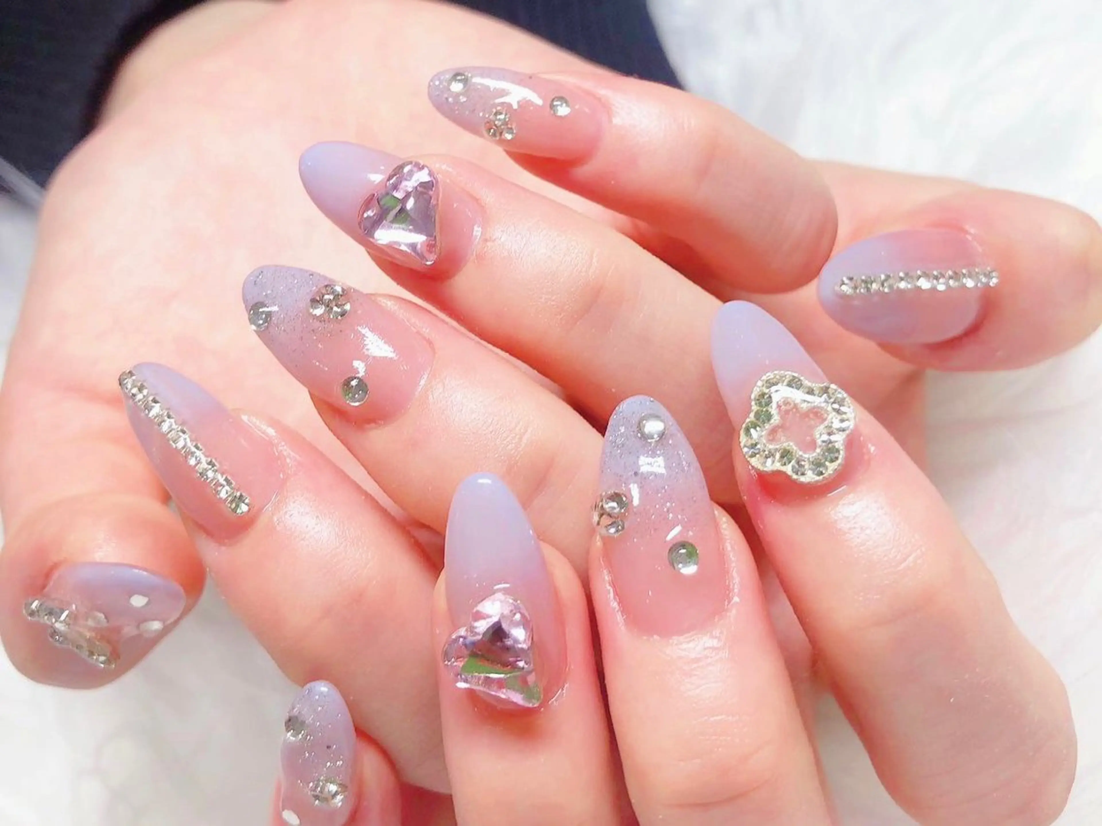 ネイル 韓国ネイル ロングネイル 春ネイル ワンホンネイル 冬ネイル H'ami nail salon所属・ハミネイルサロン ハナのネイルデザイン