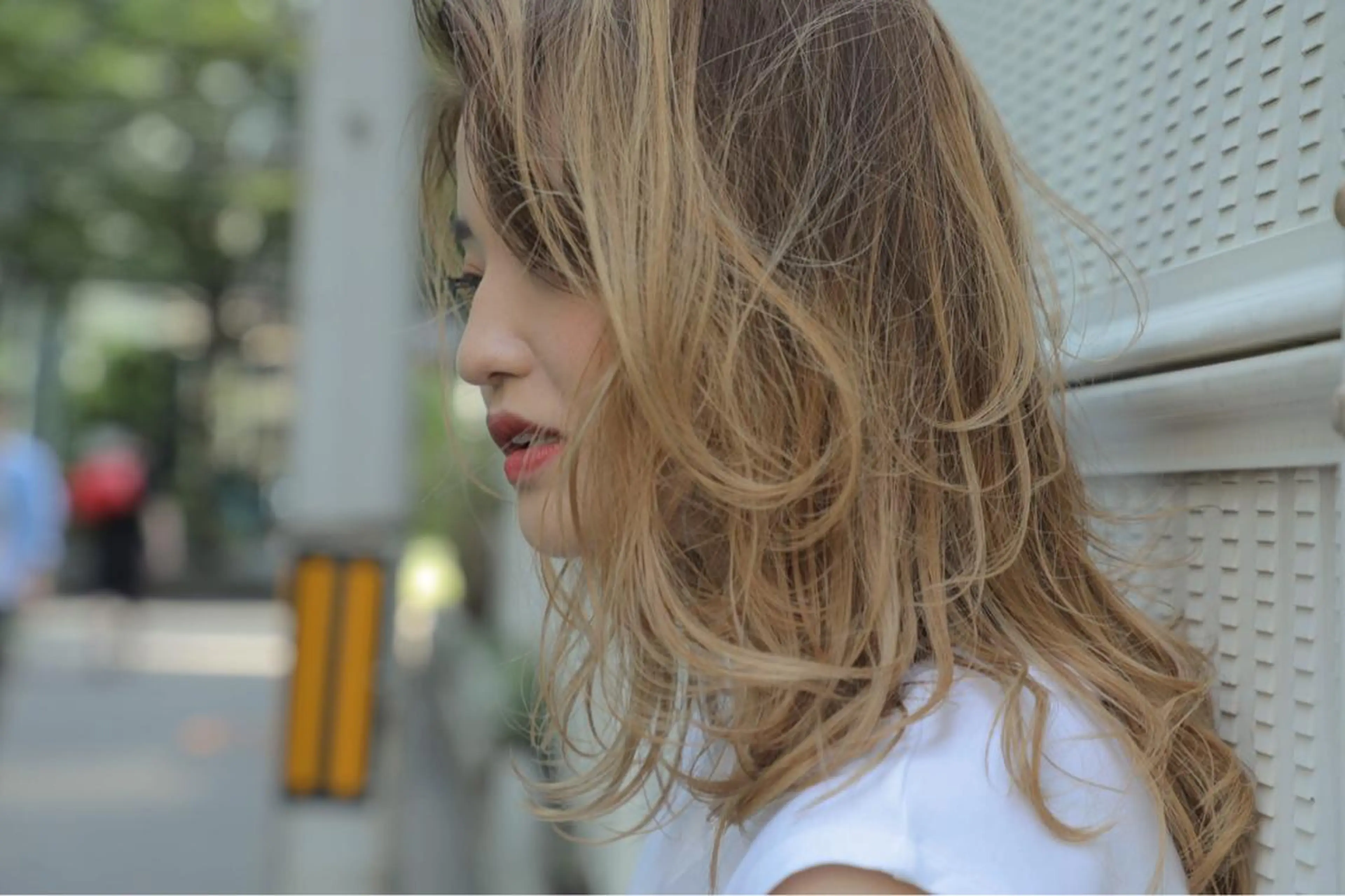 ミディアム カラー 山本 千尋のヘアスタイル