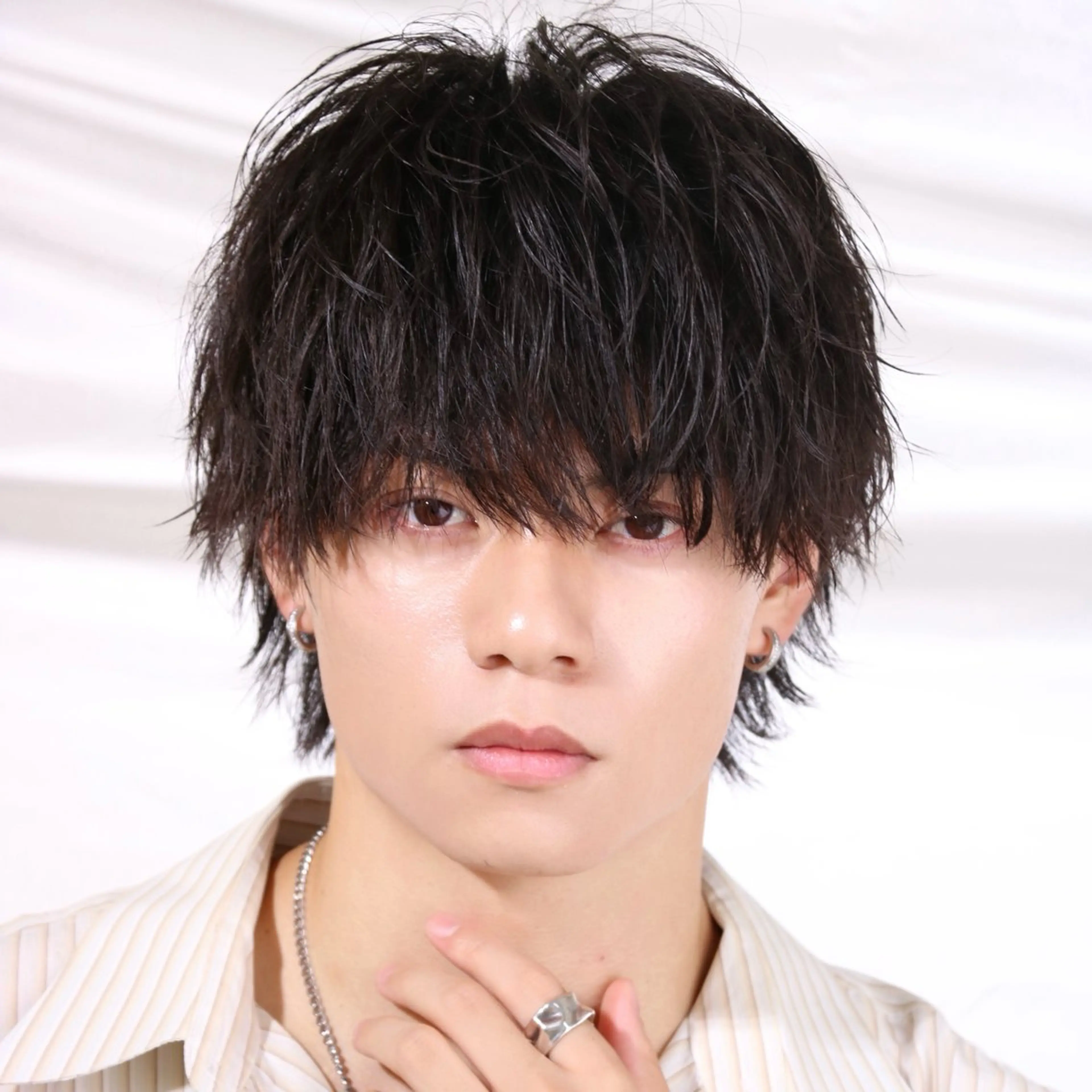 パーマ メンズ マッシュウルフ マッシュ メンズウルフカット ウルフカット カット パーマ トリートメント AI TOKYO  men's 横浜所属・【パーマの達人】 💎メンズ特化🔥徹のヘアスタイル