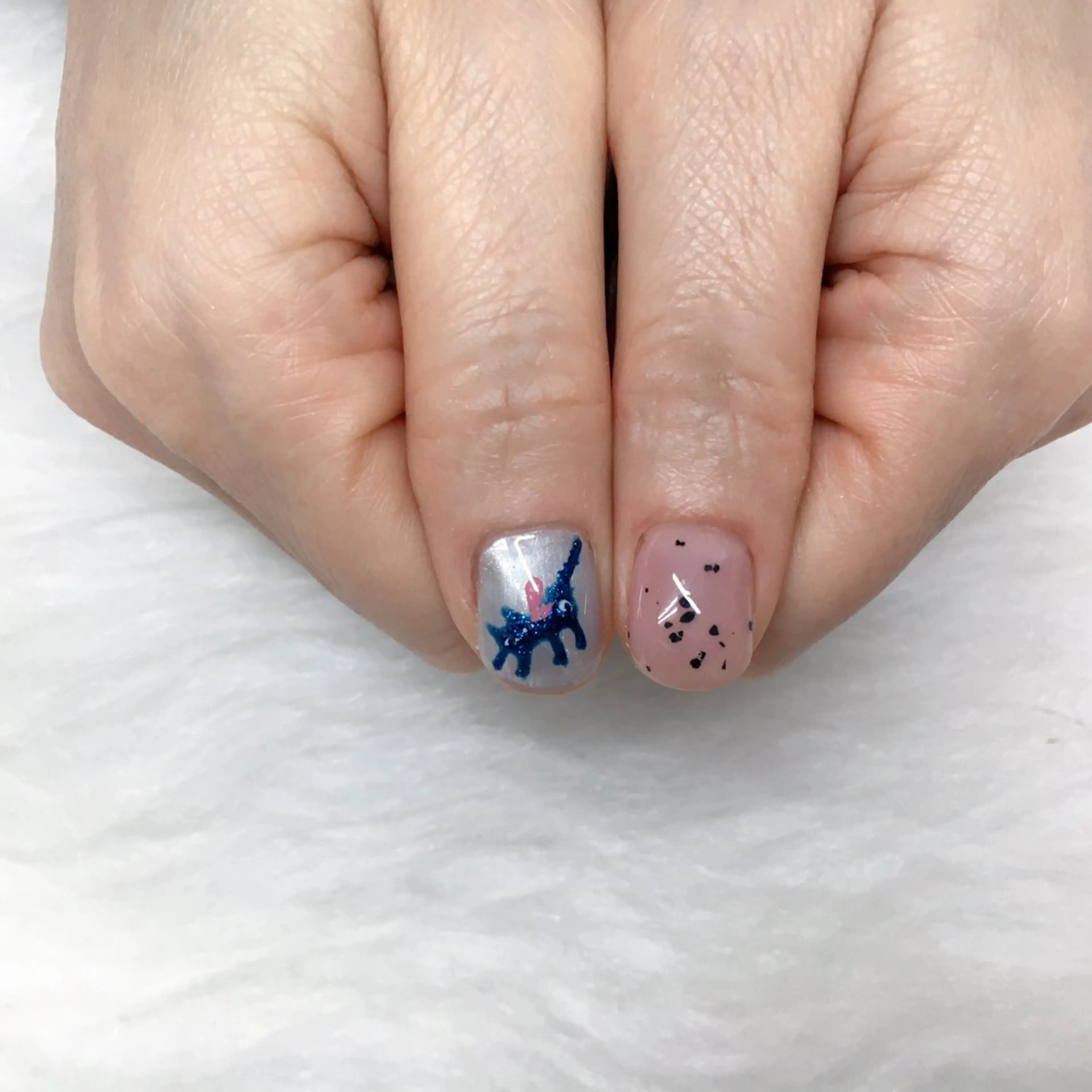 ネイル ニュアンスネイル ショートネイル Cho Artネイル所属・Cho Art ネイルのネイルデザイン