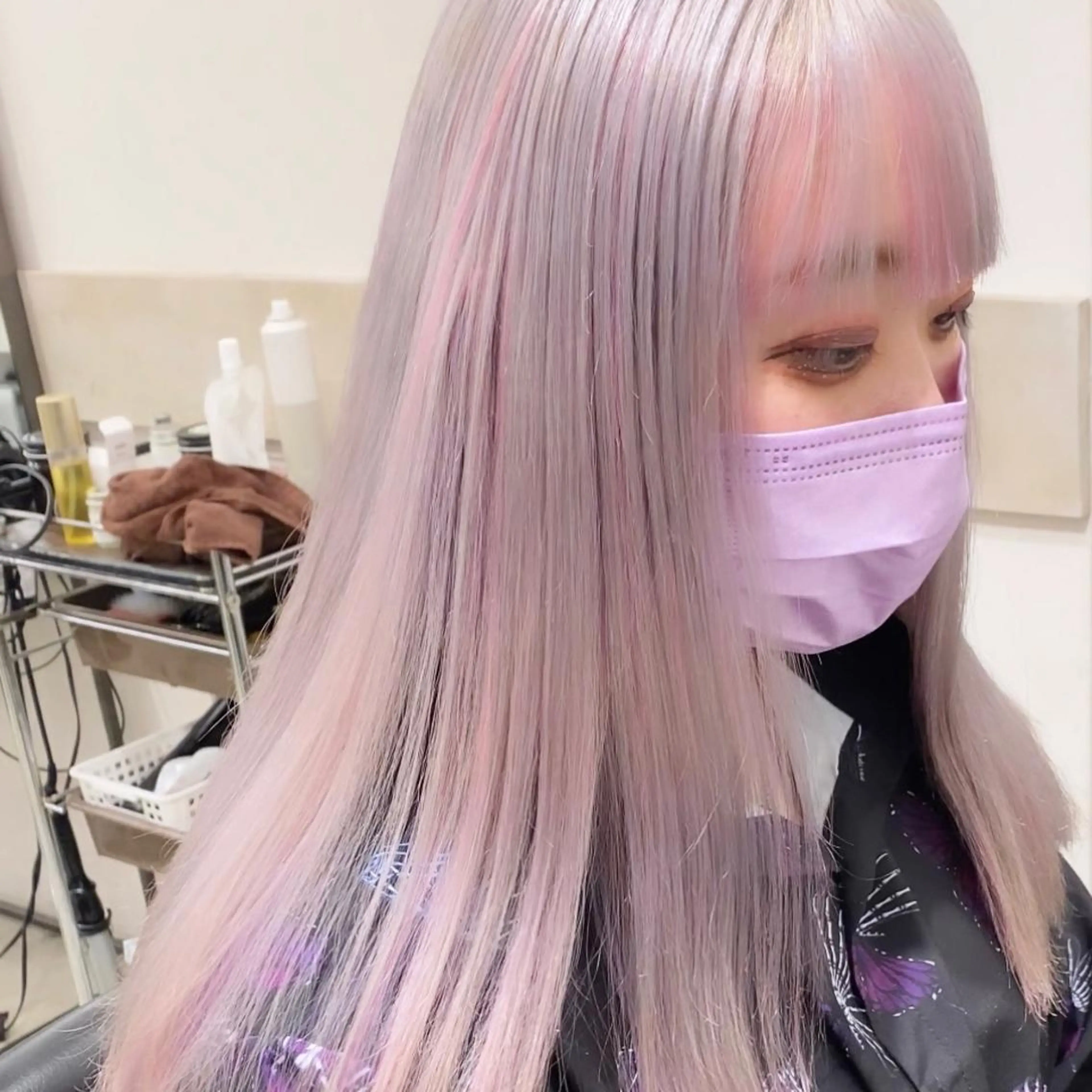 ロング カラー ヘアカラー トリートメント カラー系/カット特化 🟠オオタキマサシのヘアスタイル