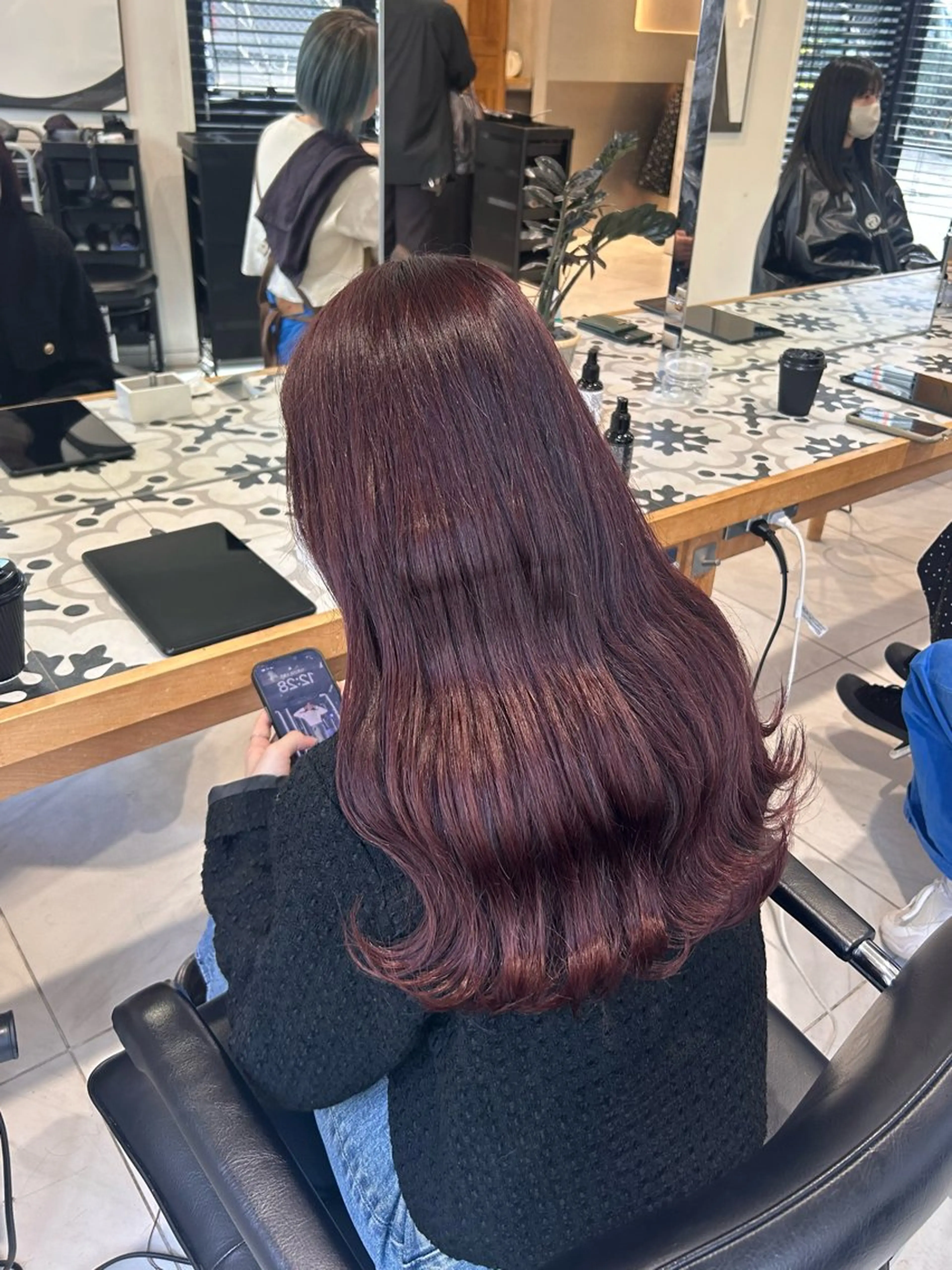 カラー ヘアカラー トリートメント ヘッドスパ ヘアセット ハイトーン/エクステ レイヤー/mikoのヘアスタイル