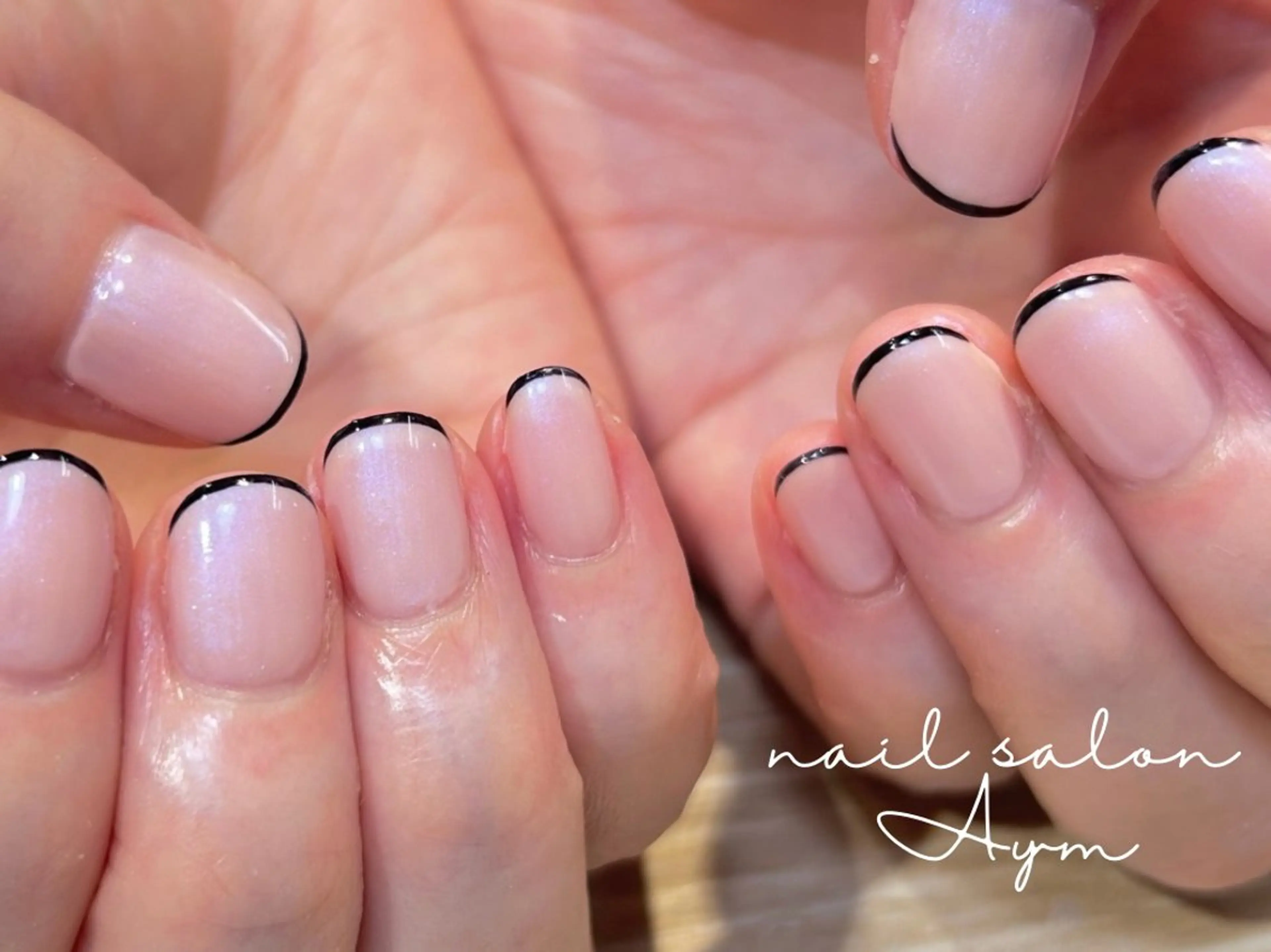 ネイル フレンチネイル nail salon  Aym所属・nail salon Aymのネイルデザイン