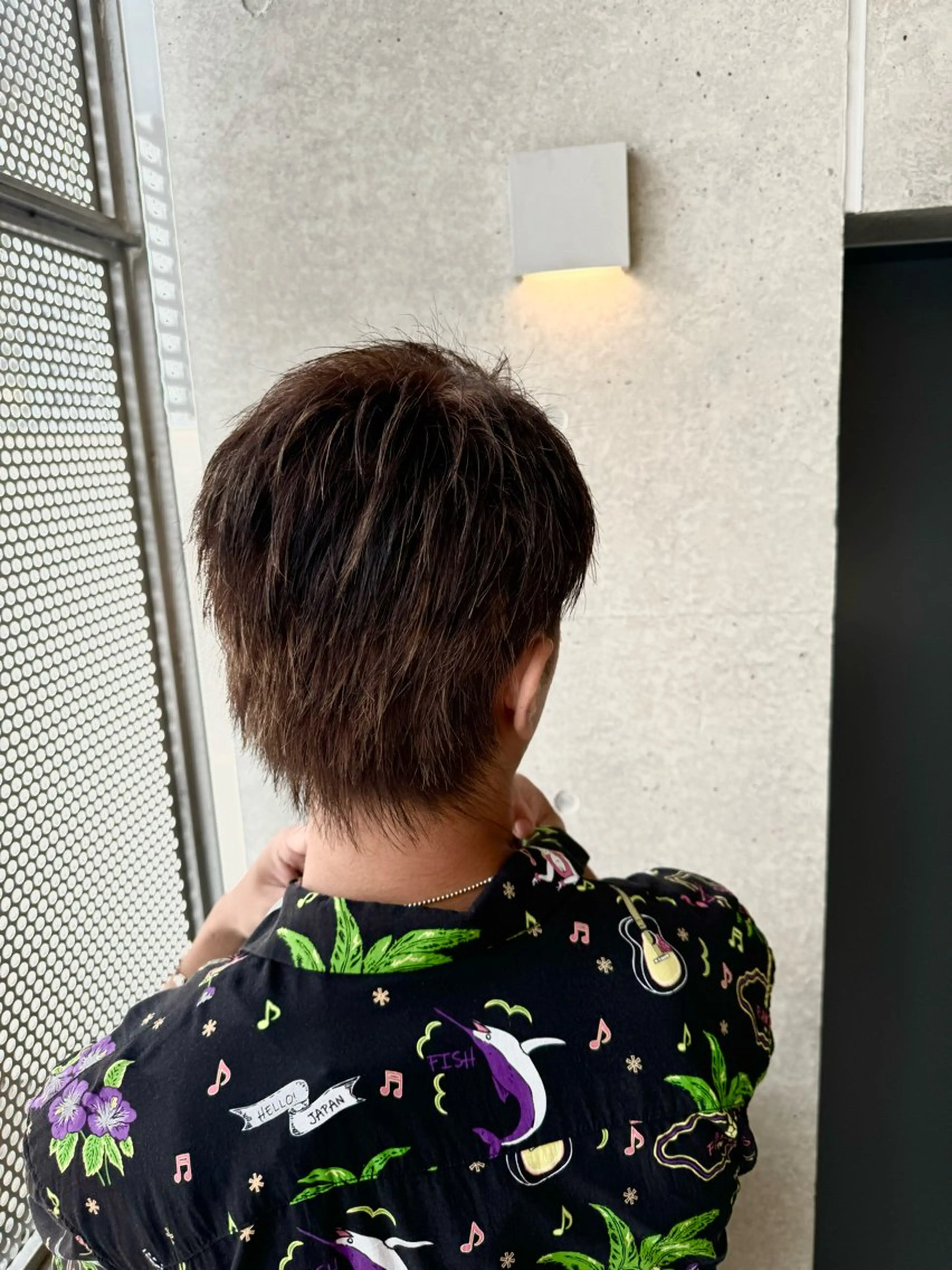 ショート カラー メンズ ヘアカラー 髙橋 李里亜のヘアスタイル