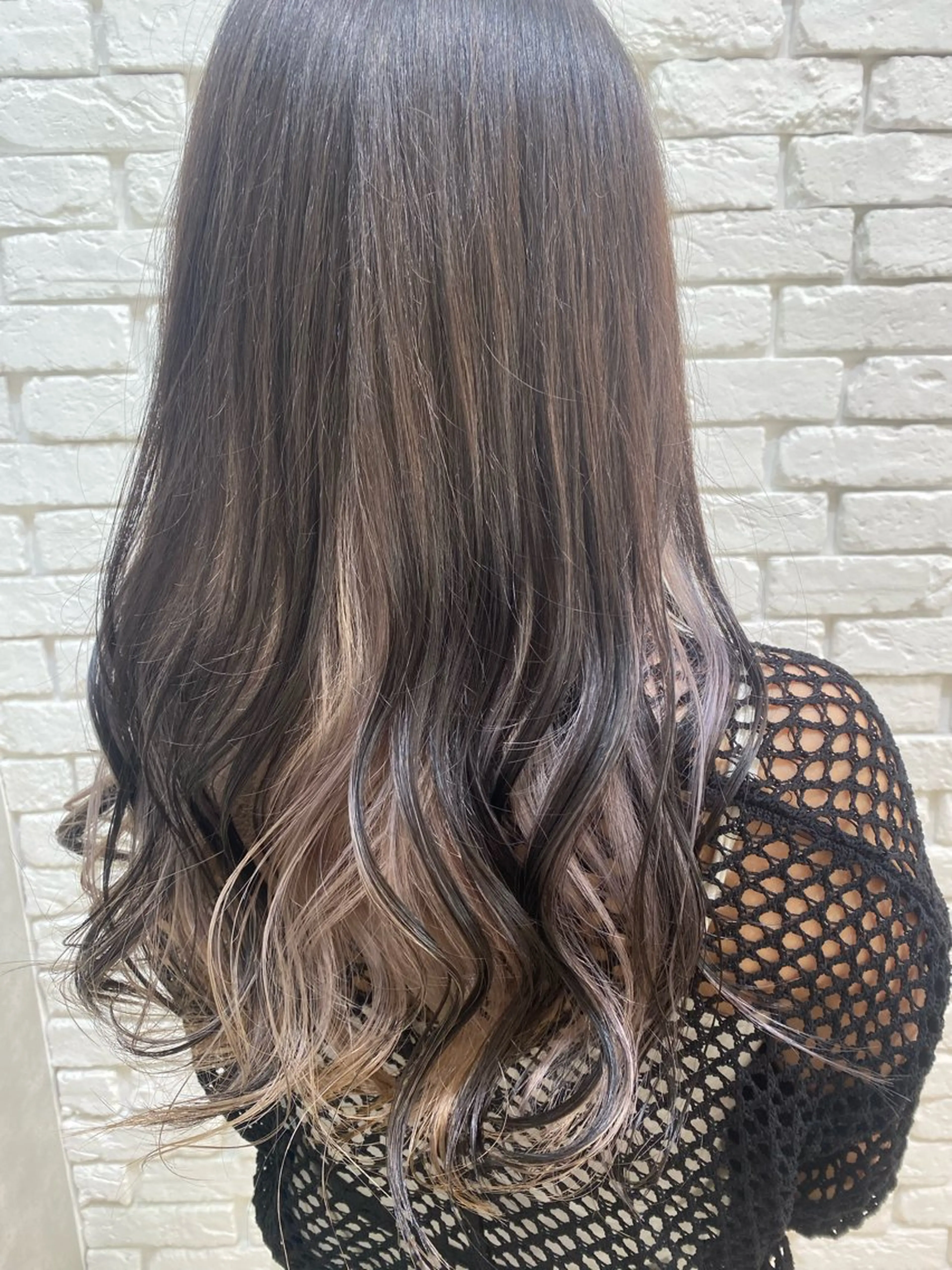 セミロング ヘアカラー ROSEL 沢津橋  楓のヘアスタイル