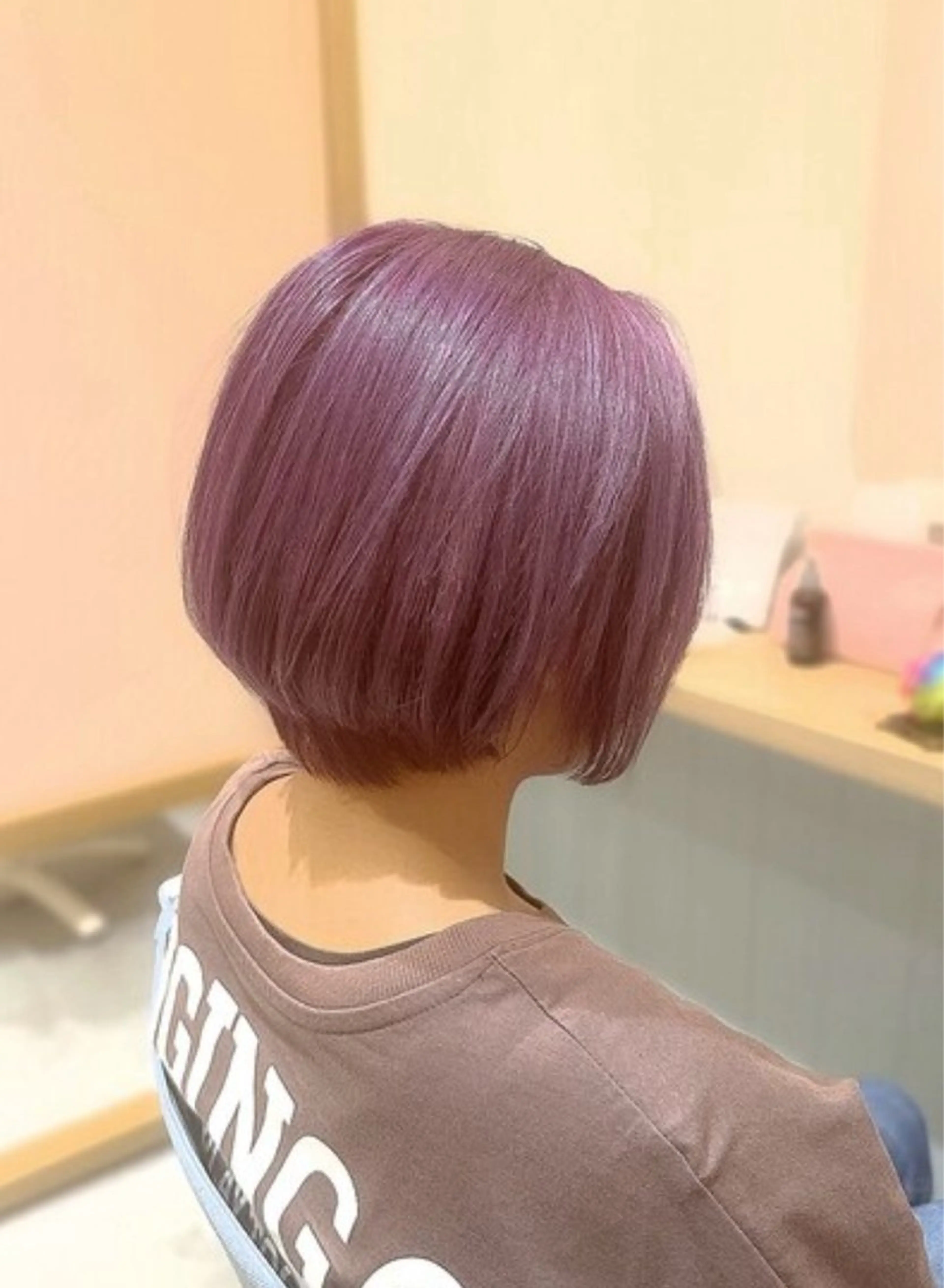 ショート カラー ヘアカラー トリートメント エリア唯一🌈ᵕ̈* 派手髪モリヤ🌺のヘアスタイル