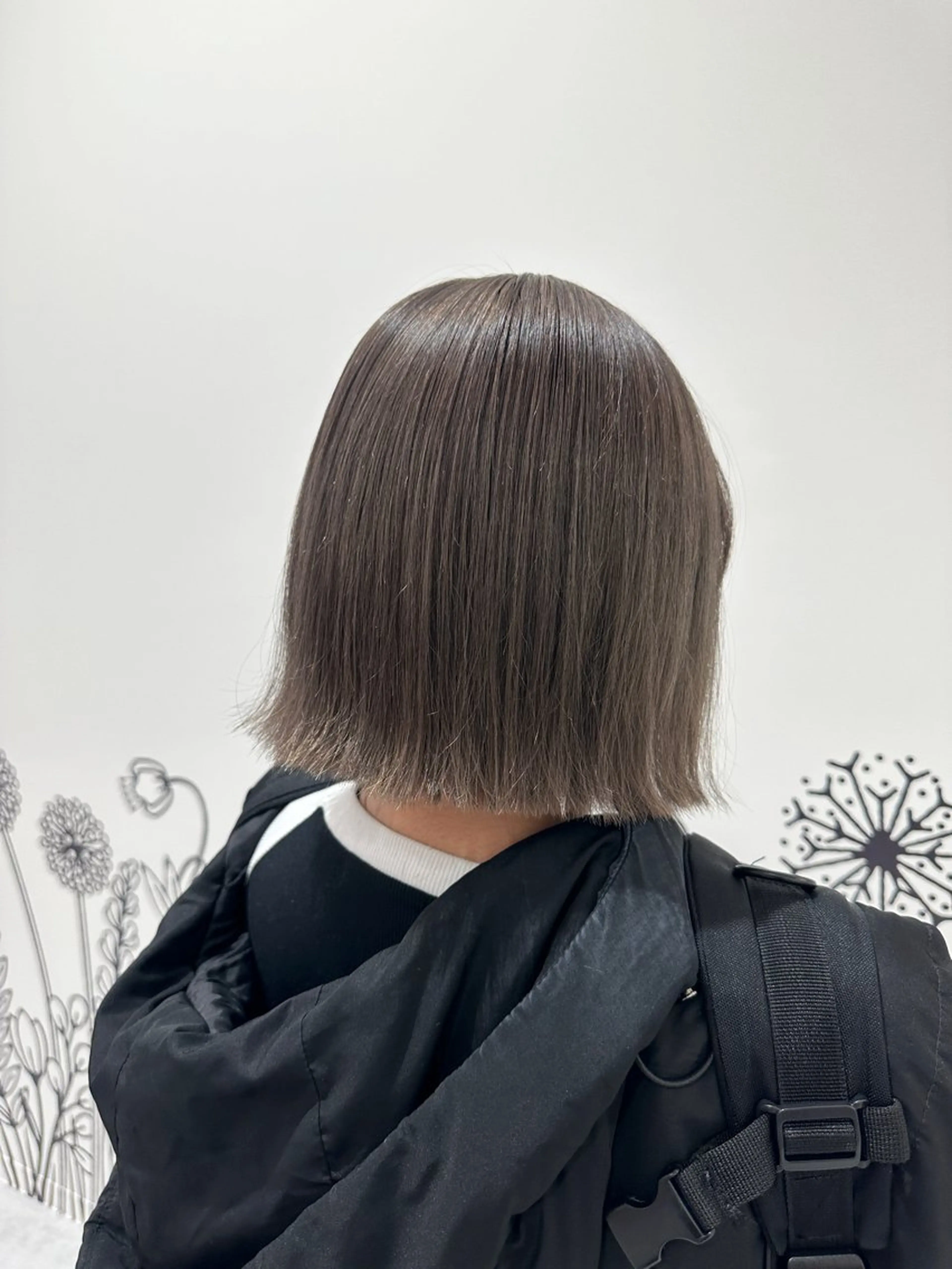 カラー ベージュカラー ブリーチ 透明感カラー グレージュ こうた/髪質改善 ストレート/ヘアケアのヘアスタイル