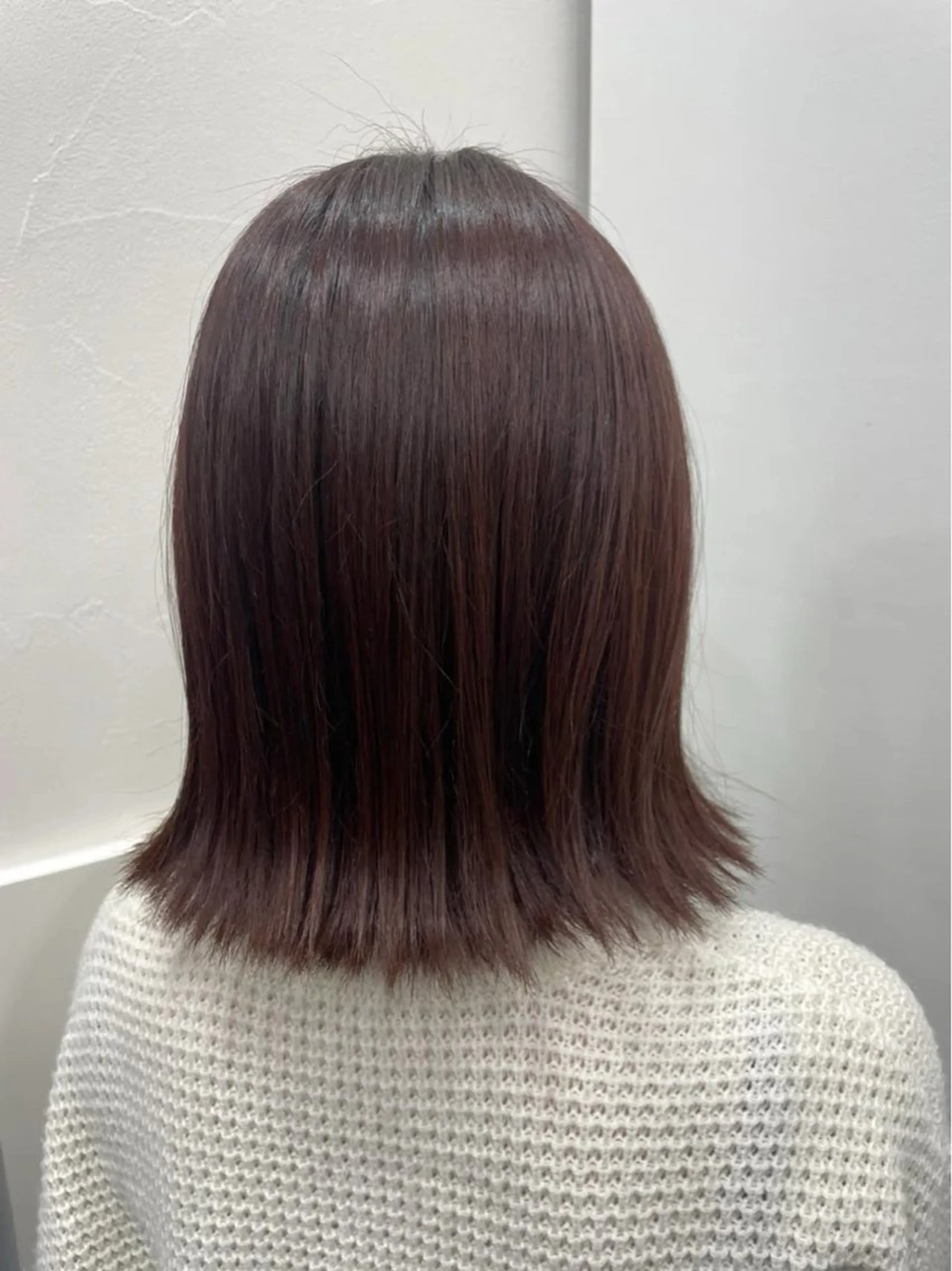 ミディアム カラー 飯島朋香 オリーブベージュ🌿のヘアスタイル