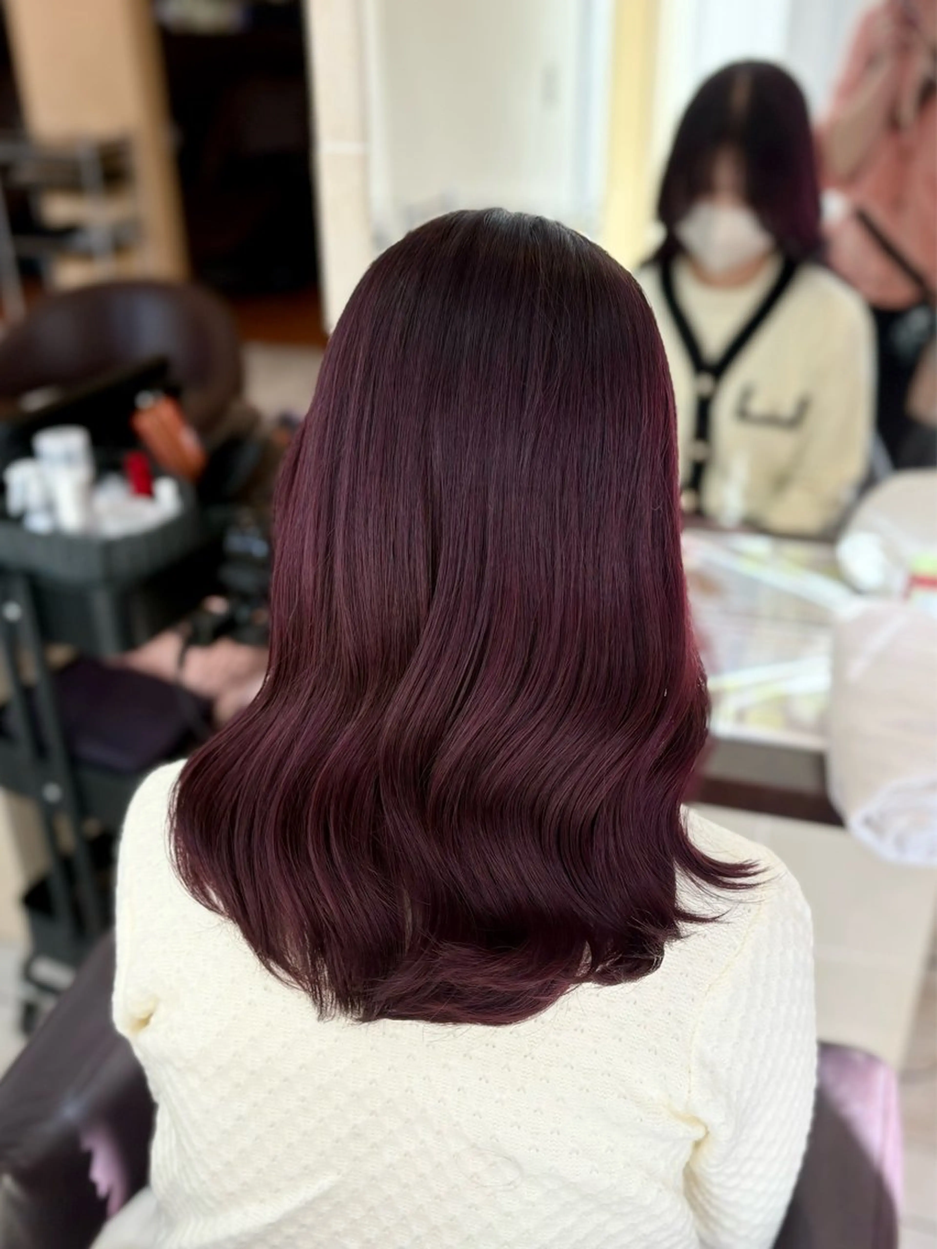 ロング カラー カット ヘアカラー 🎀透明感カラー 🐈ナズナのヘアスタイル