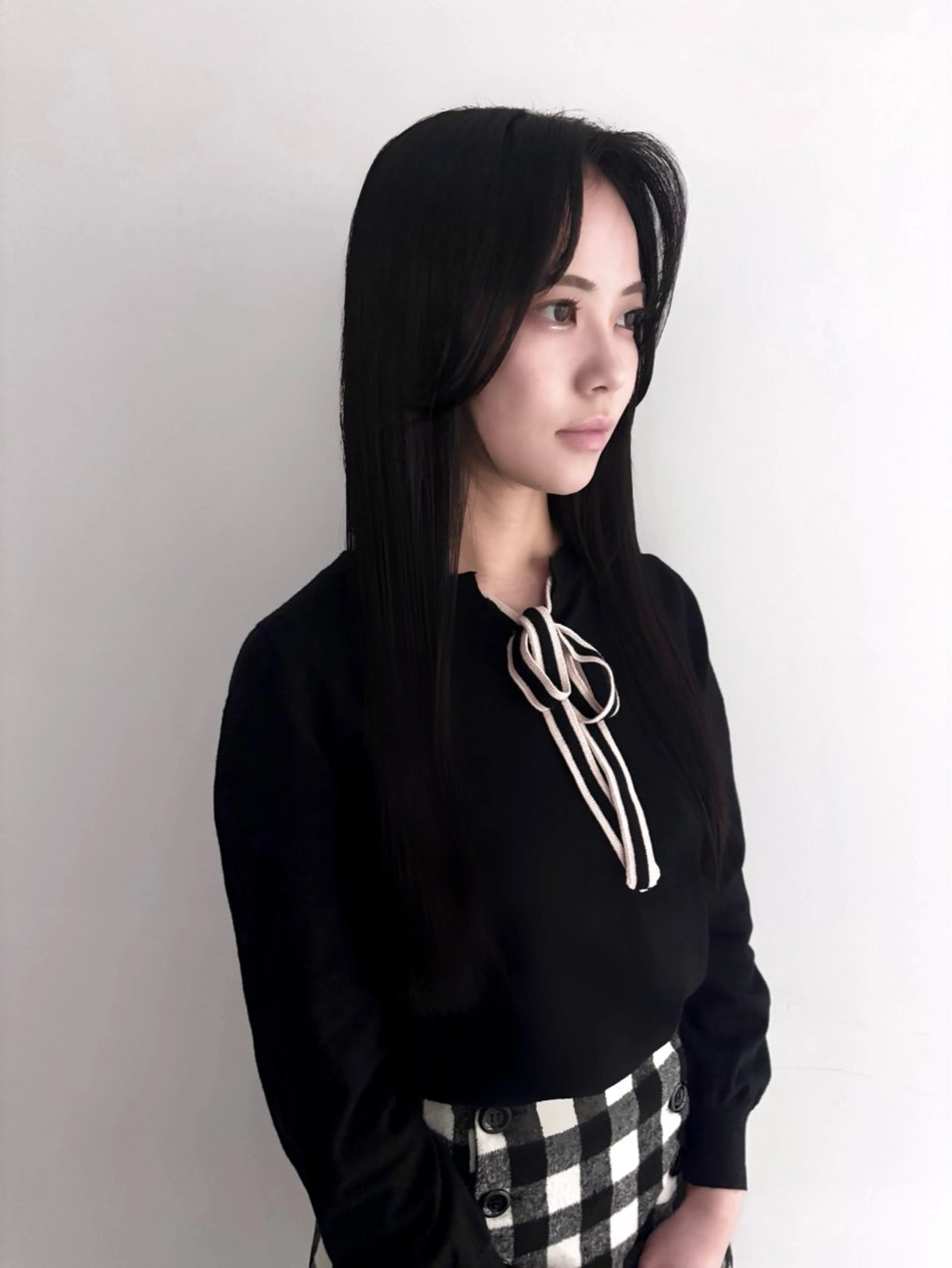 ロング カラー 久米寿李恵 くめじゅりえのヘアスタイル