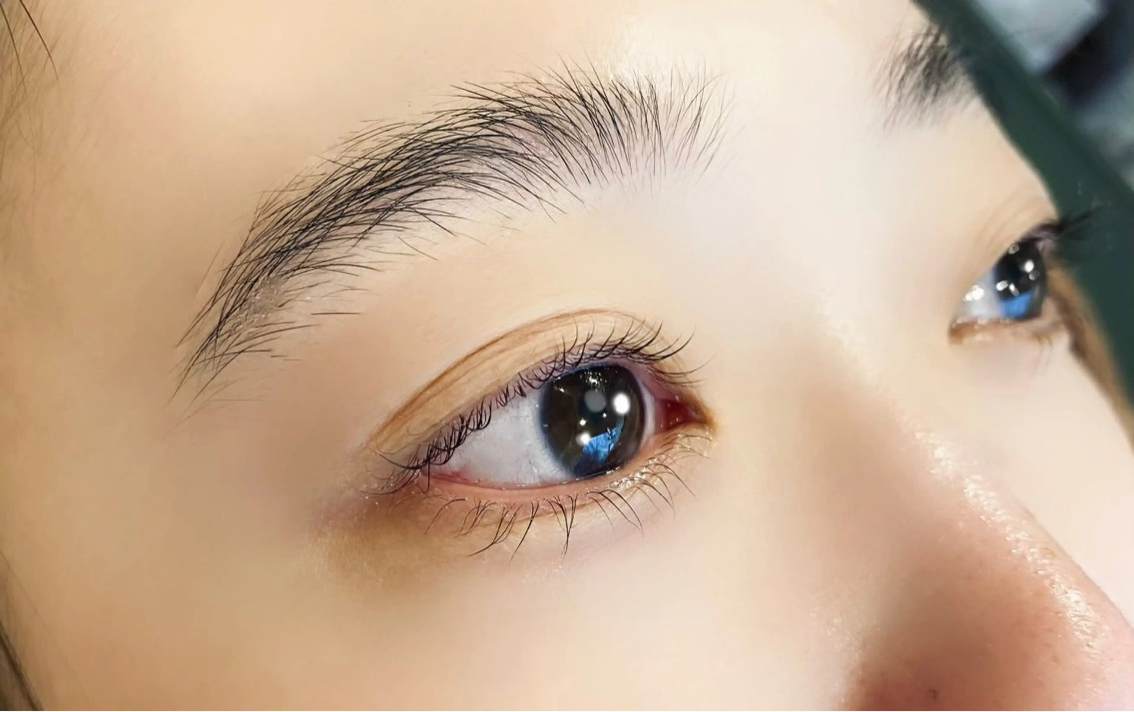 〔下まつげマツパ〕まつ毛パーマ下の写真