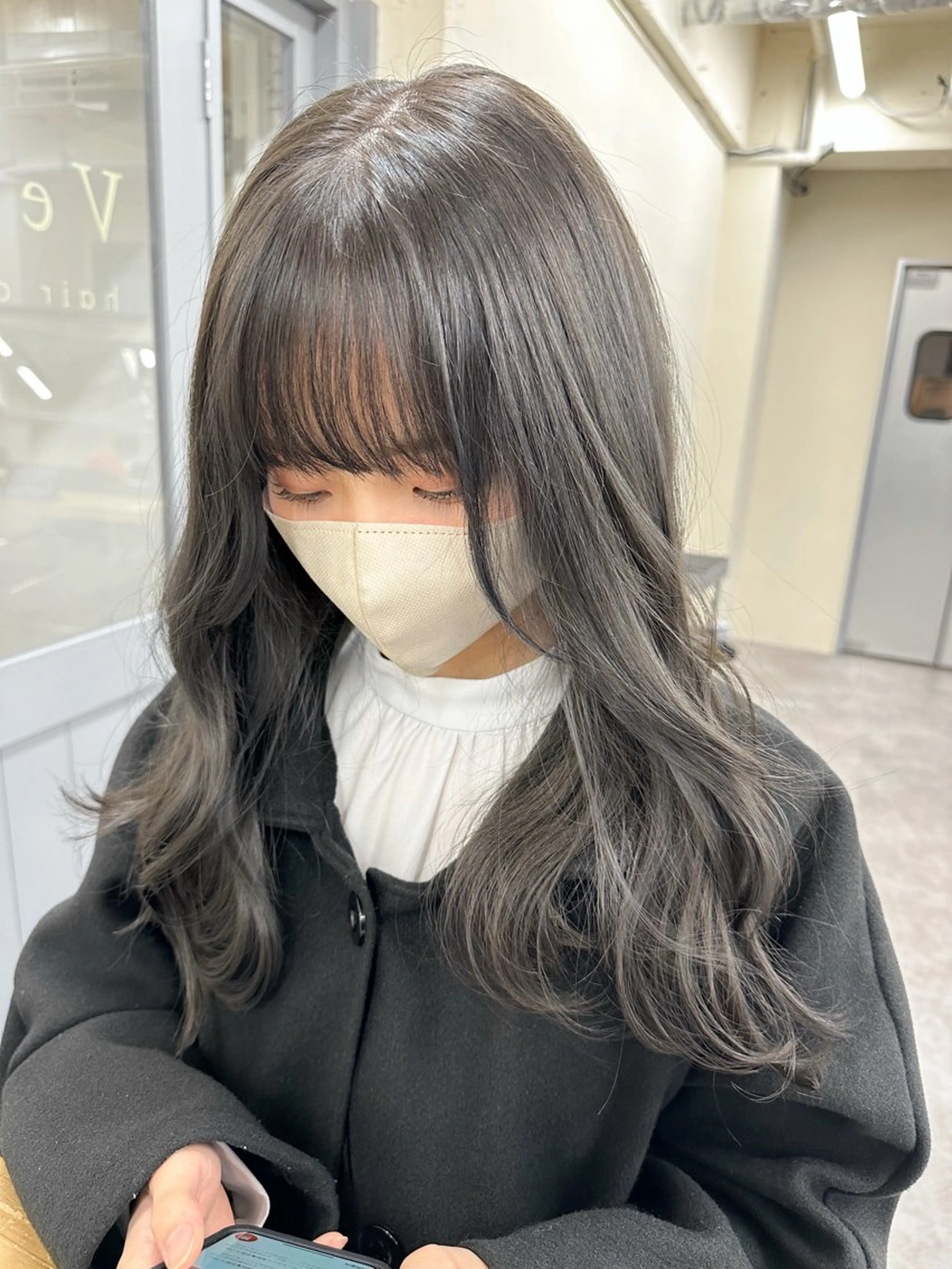 ロング 池袋🫧mio🫧 透明感ワンカラー🫧のヘアスタイル
