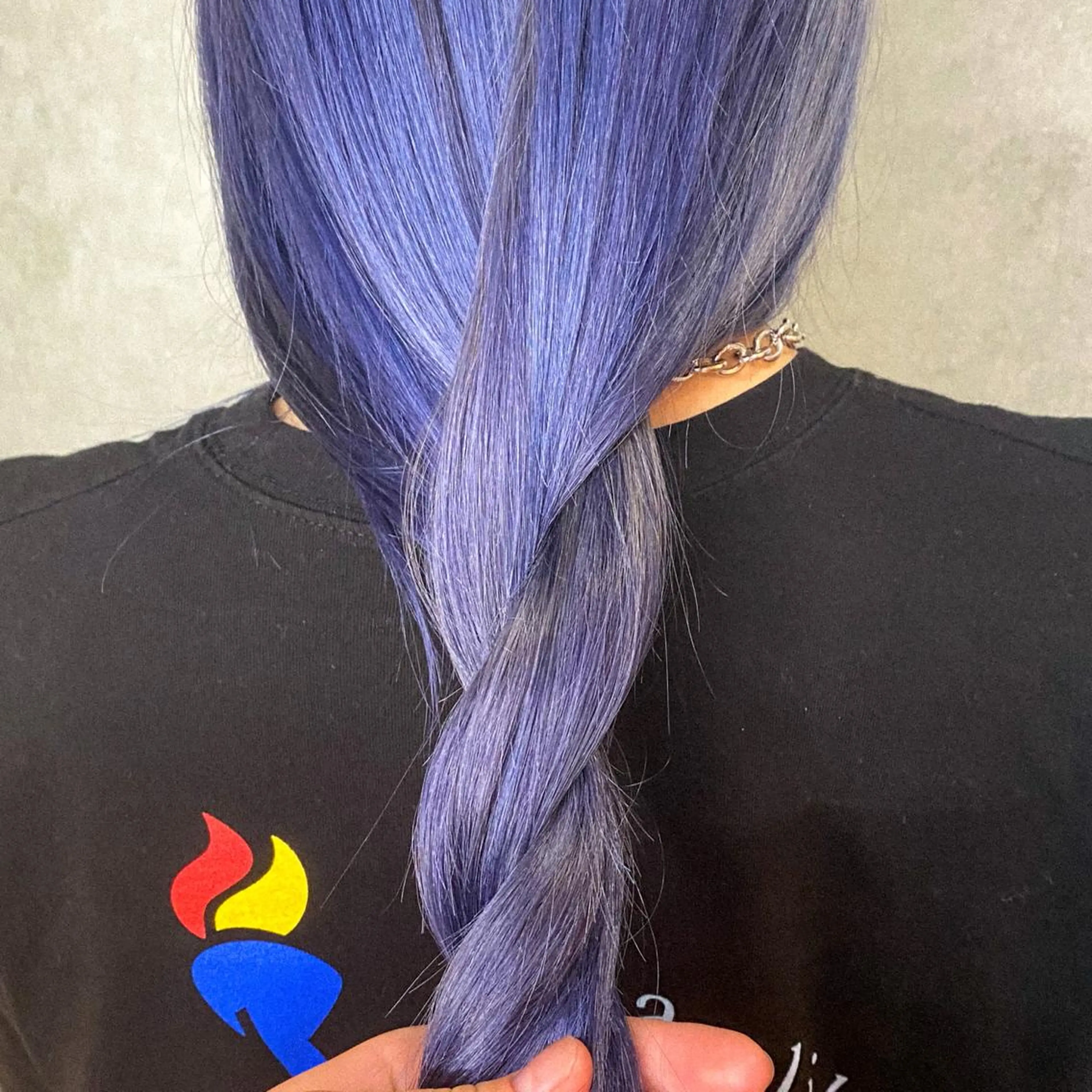 ロング カラー パープルカラー ヘアカラー トリートメント 🌱ブリーチ・透明感 カラー/mapi🦭のヘアスタイル