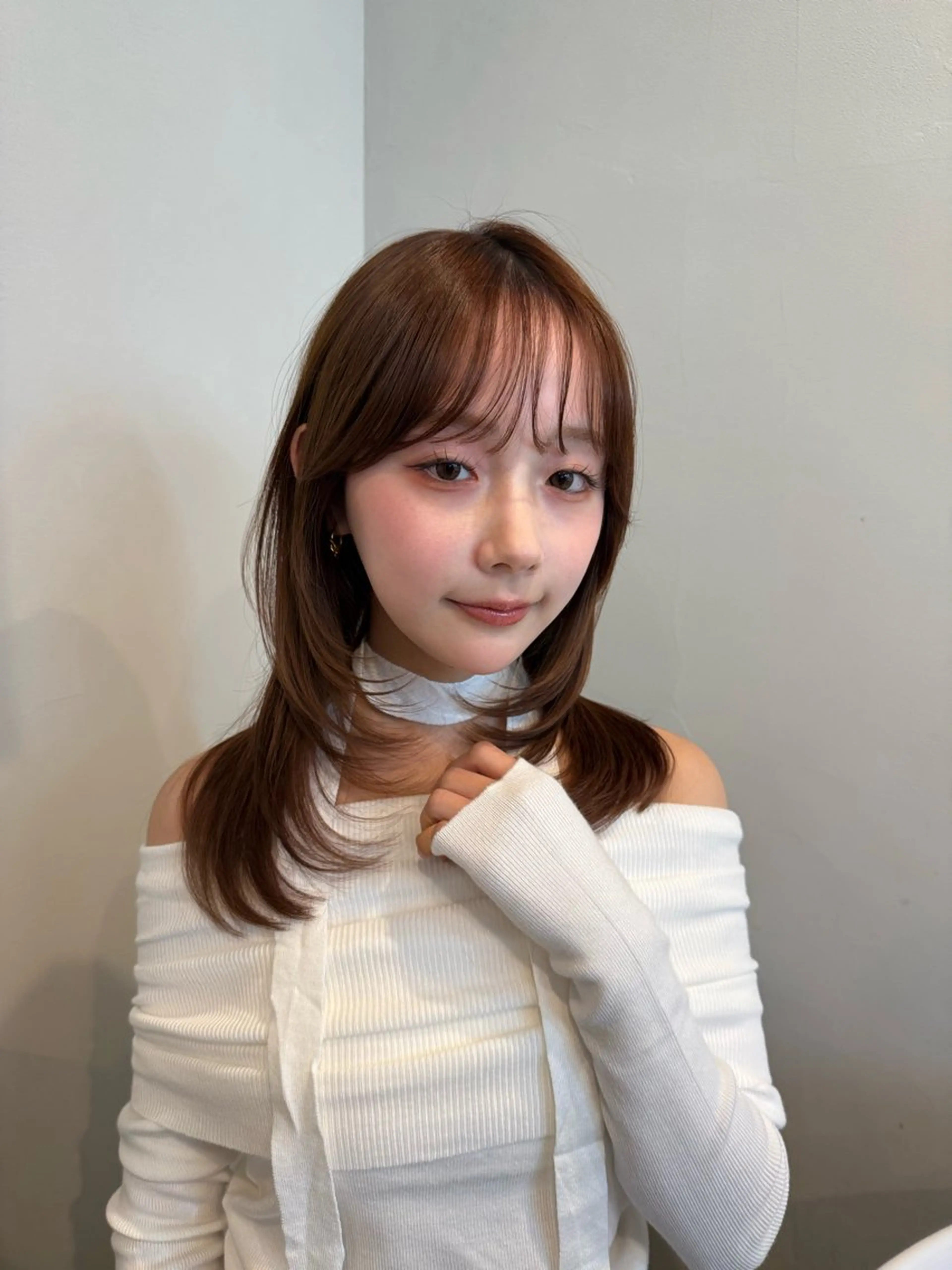 ミディアム レイヤーカット sora/レイヤー/ 似合わせカット🎀のヘアスタイル