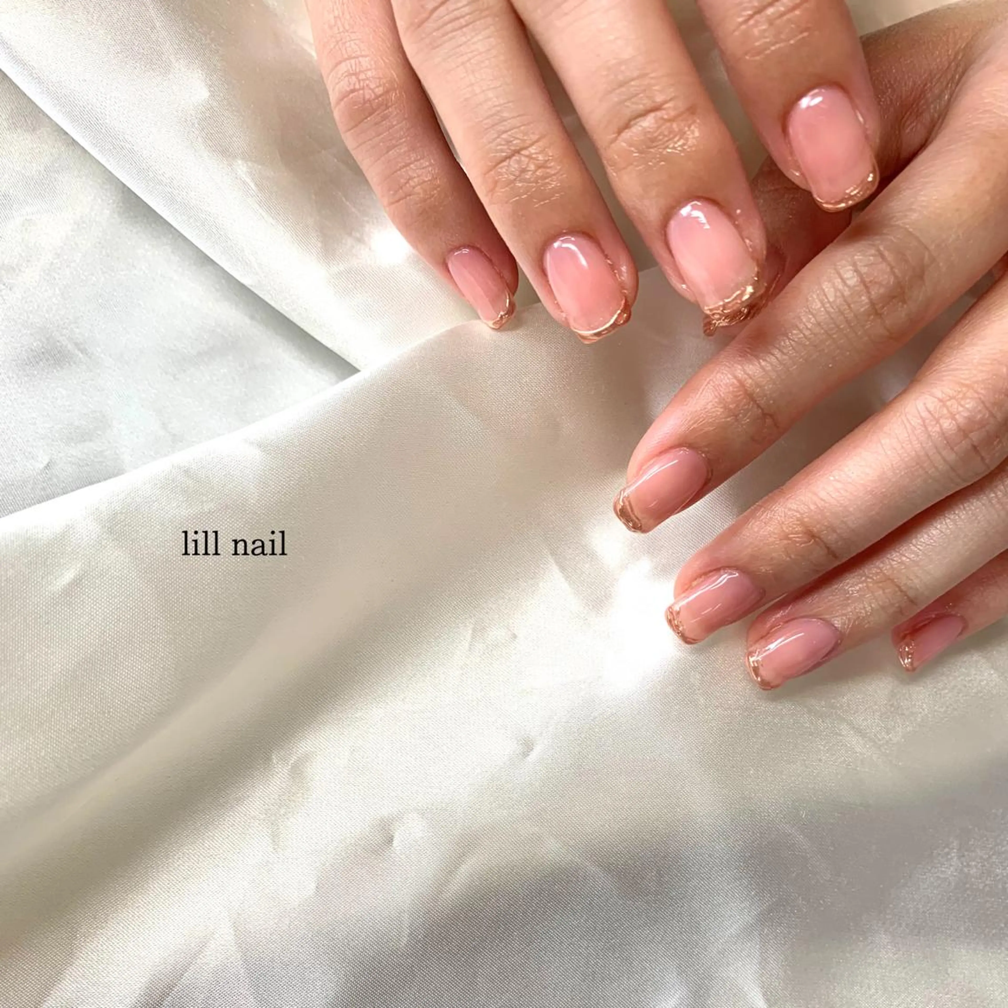 ミディアム pllia beautyのネイルデザイン