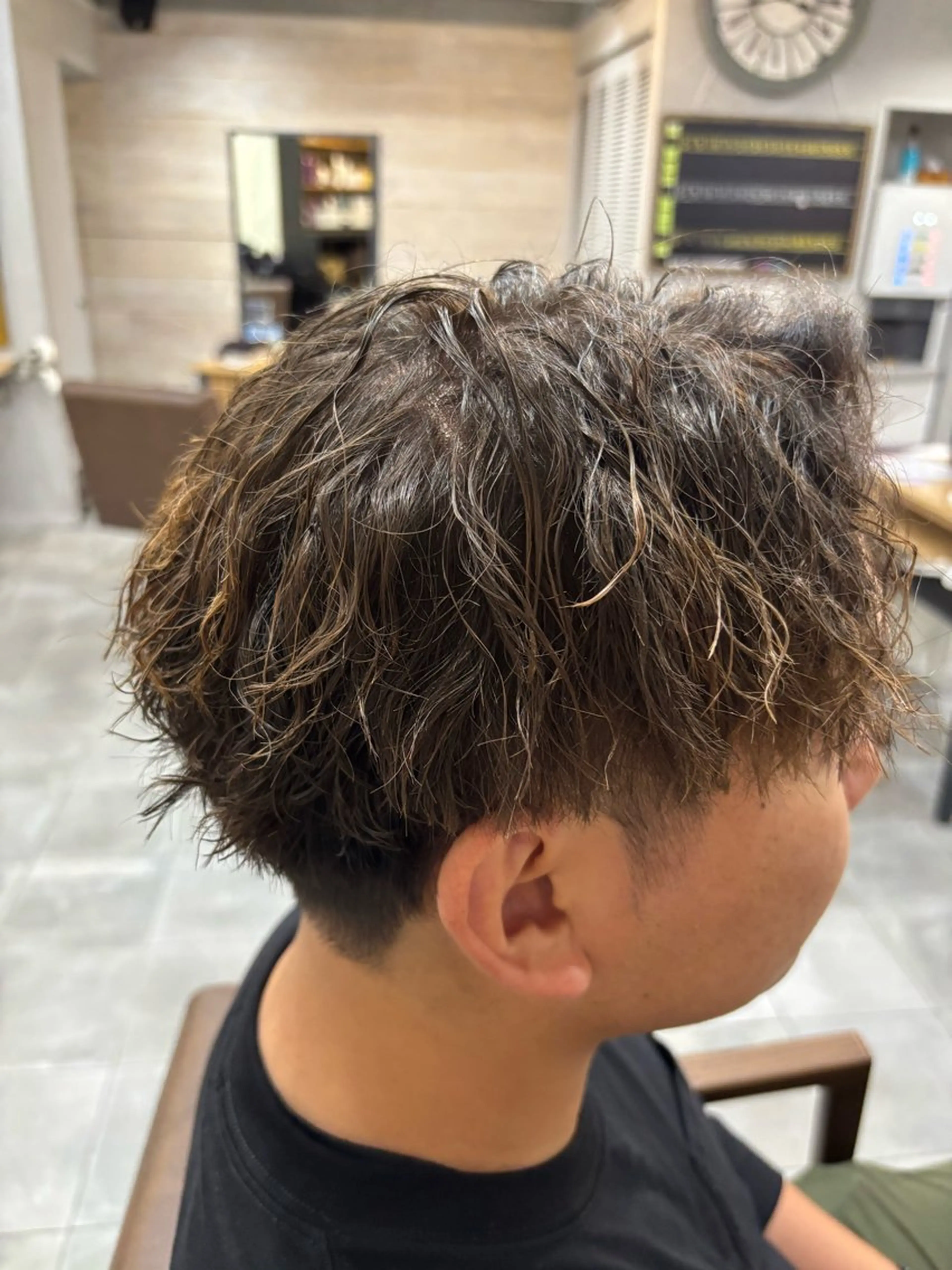 パーマ メンズ カット パーマ ❄️中野侑香❄️ ハイライト/ブリーチのヘアスタイル