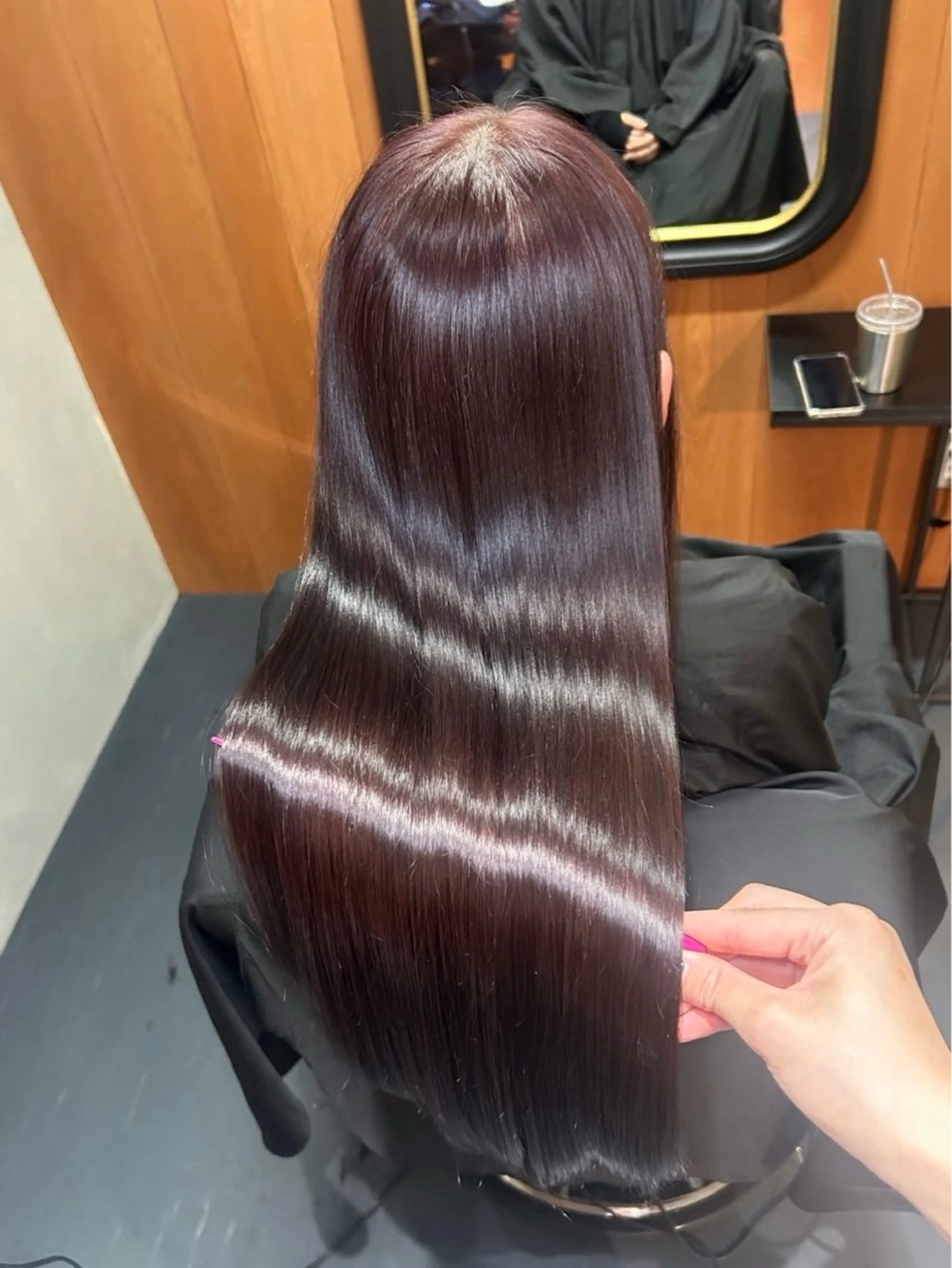 ロング ヘアカラー トリートメント 神山美歌/髪質改善 /八丁堀のヘアスタイル