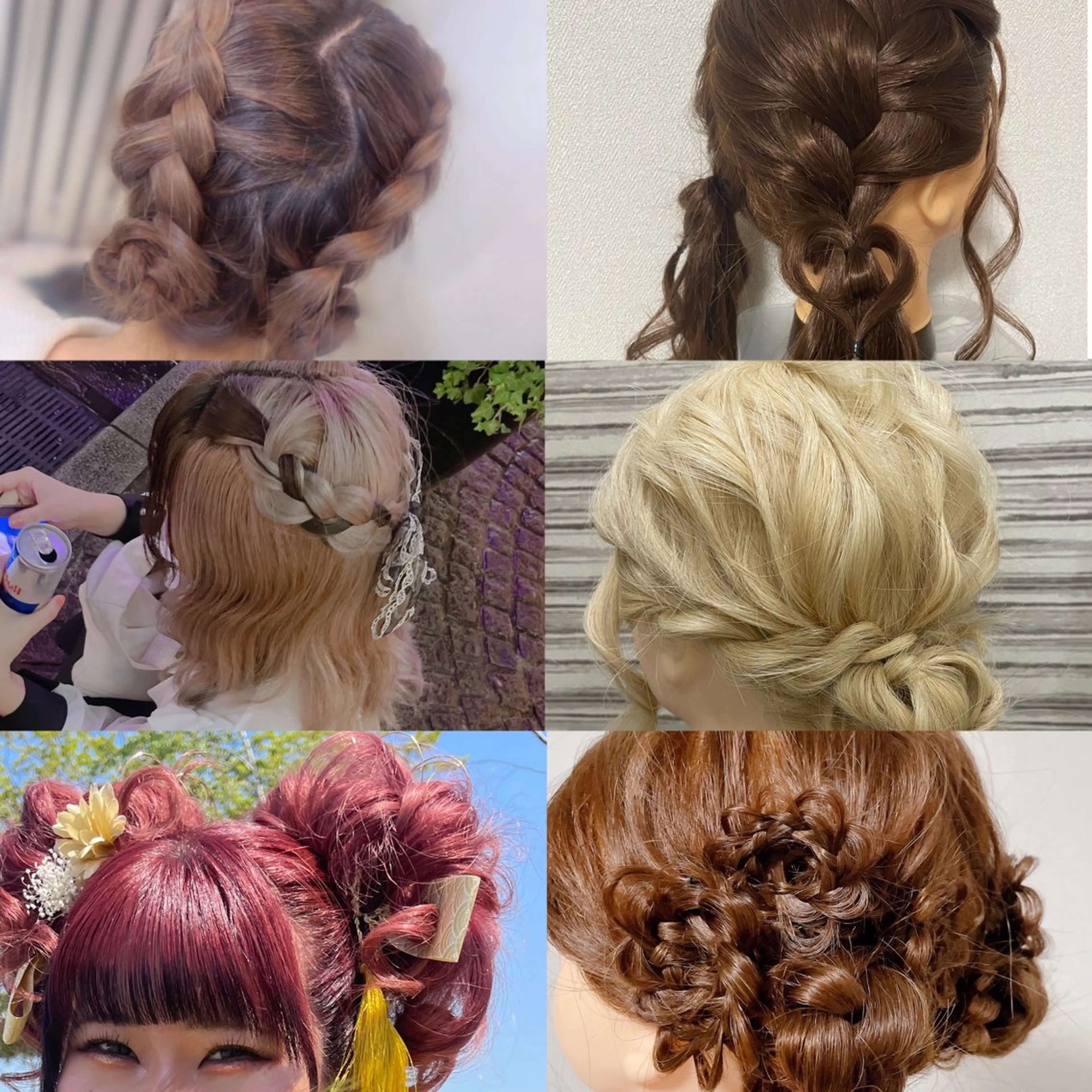ヘアアレンジ ブリーチ/ヘアセット 【𝙍𝙞𝙣𝙤】のヘアスタイル