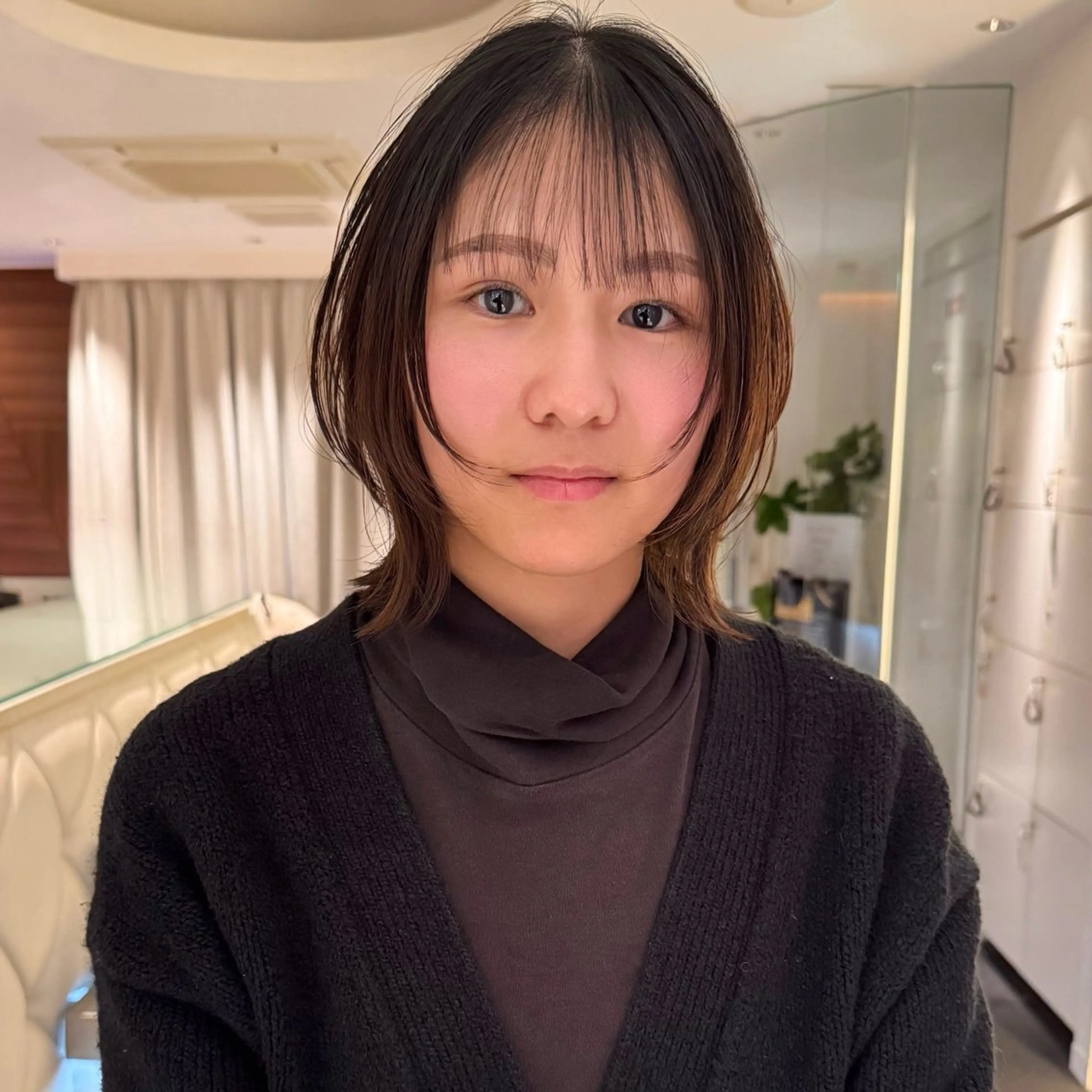 ショート ボブレイヤー ボブ レイヤーカット モデル募集/山田蓮/ レイヤーボブのヘアスタイル