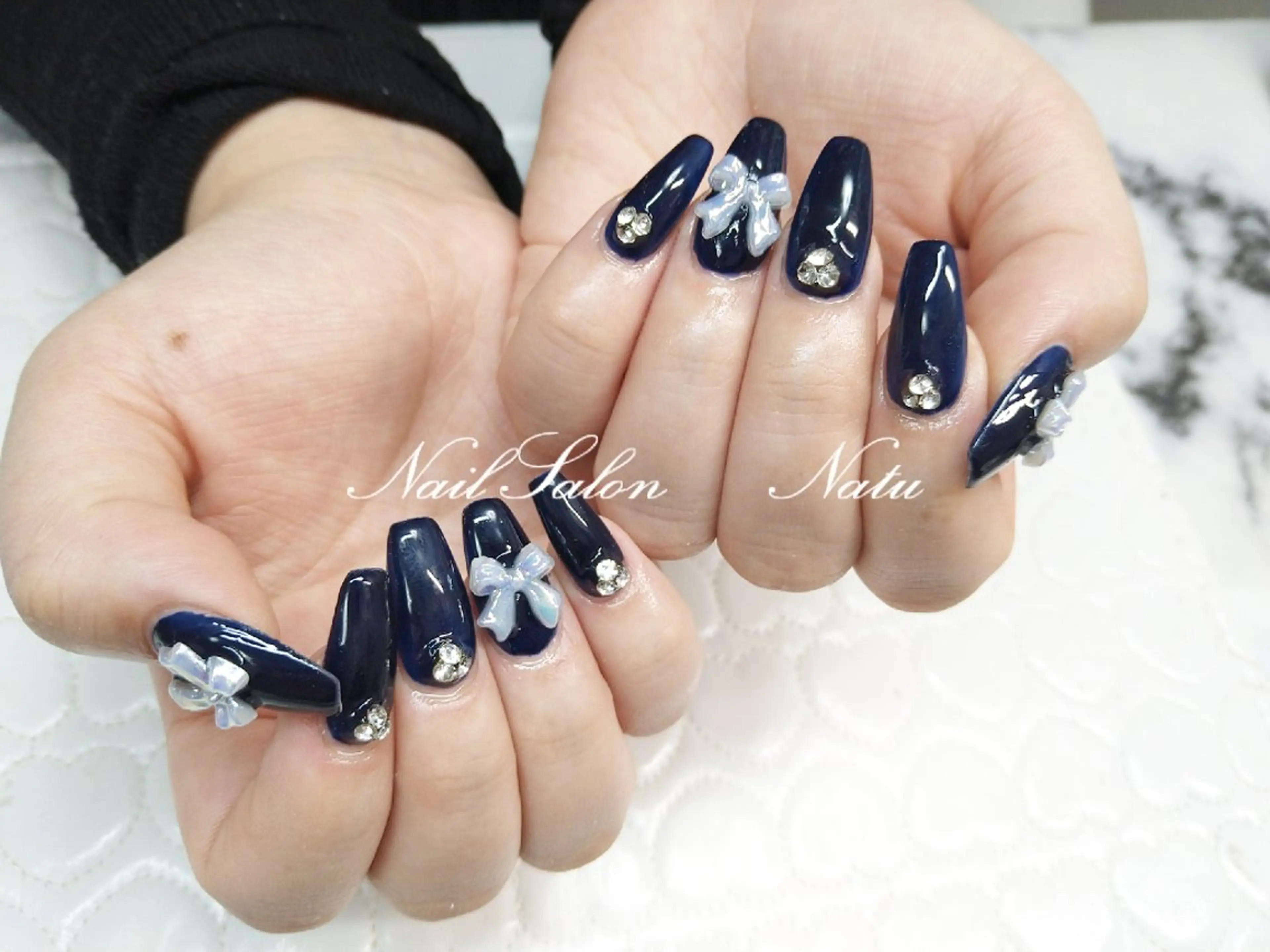 ネイル 長さ出し nailsalon　 Natuのネイルデザイン