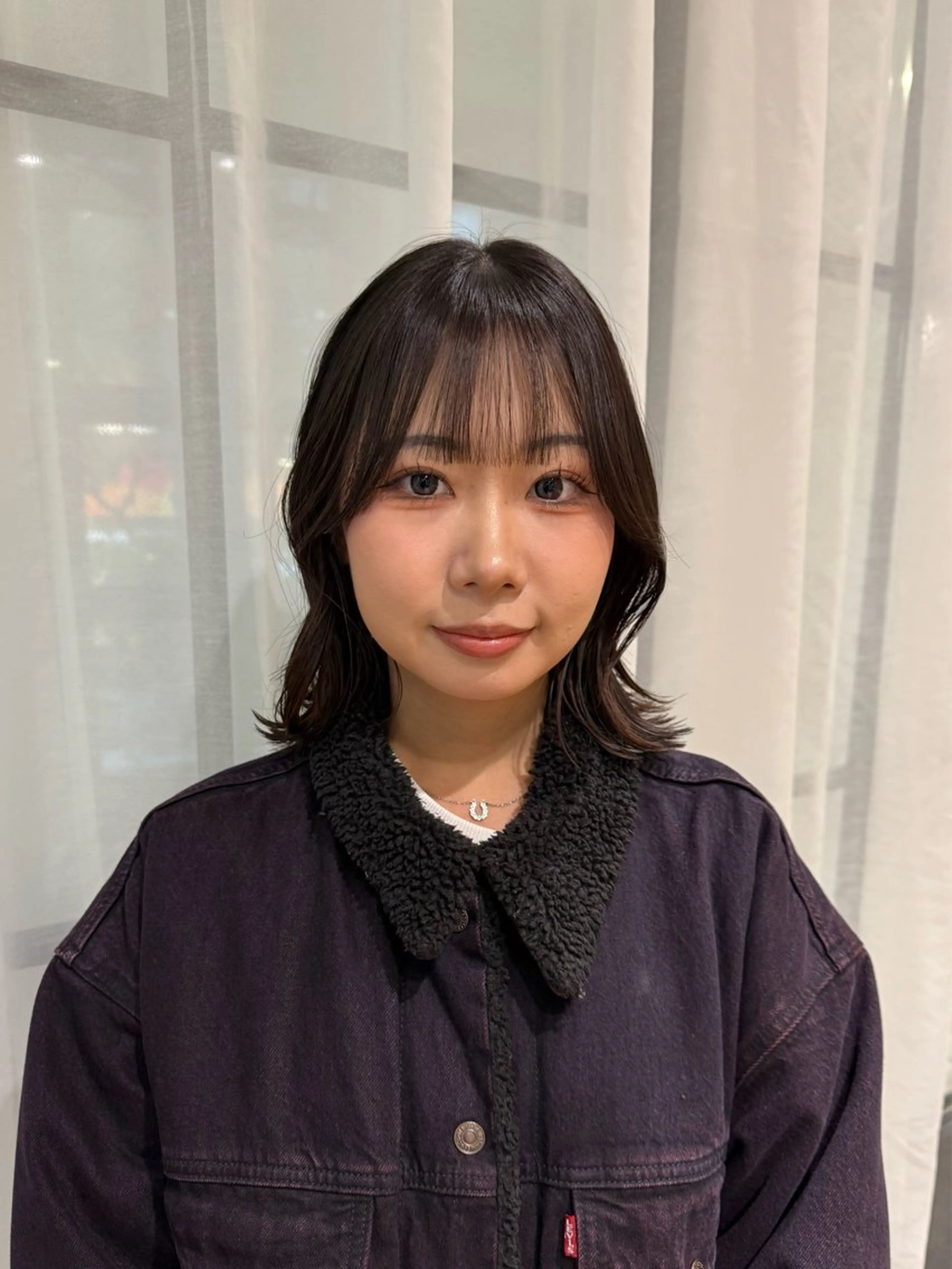 ミディアム ボブレイヤー ボブ くびれヘア レイヤーカット Lumier de mashu所属・nana/ボブ/ レイヤーカットのヘアスタイル