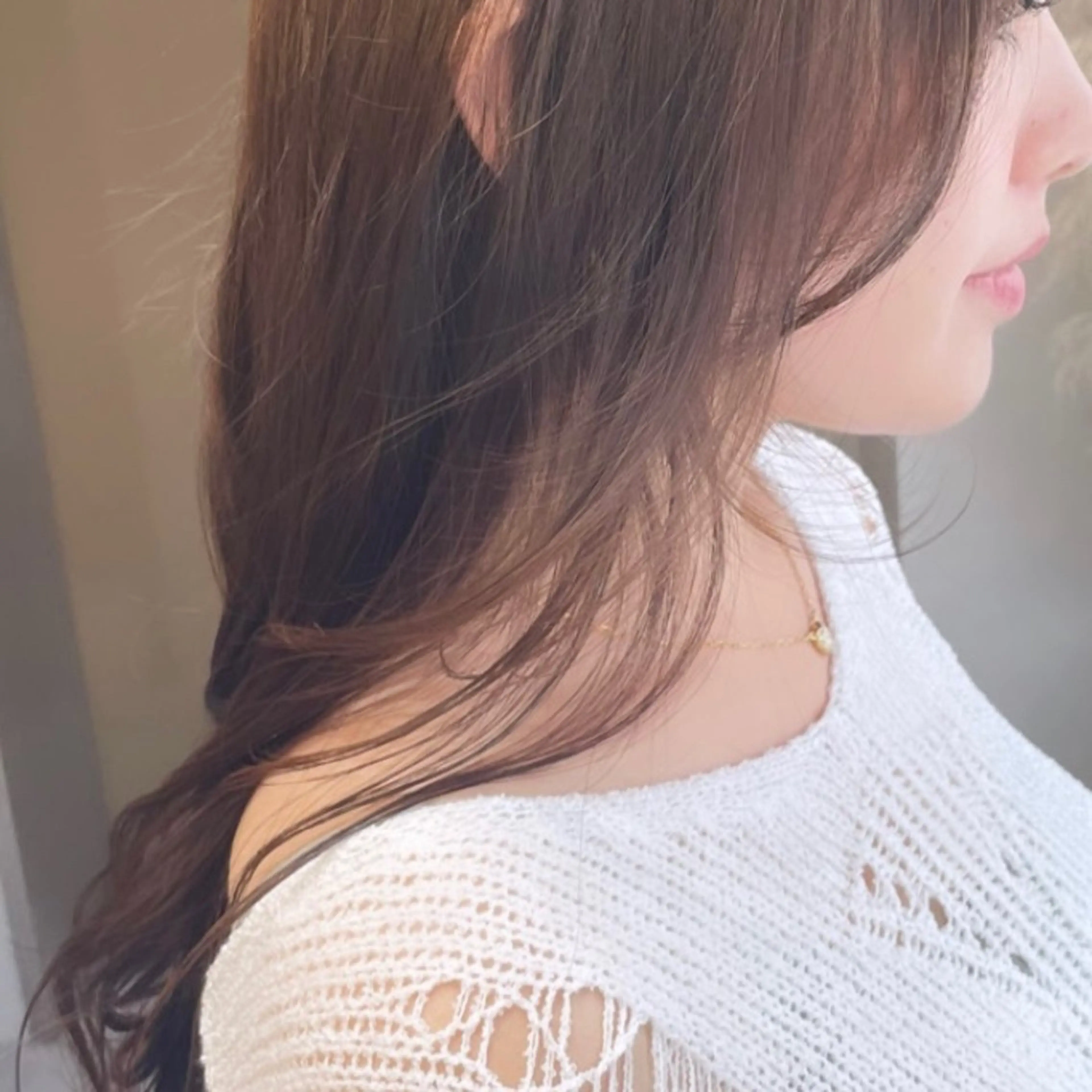 ロング カラー ベージュカラー ヘアカラー Rui/透明感カラー 暖色/レイヤーカットのヘアスタイル