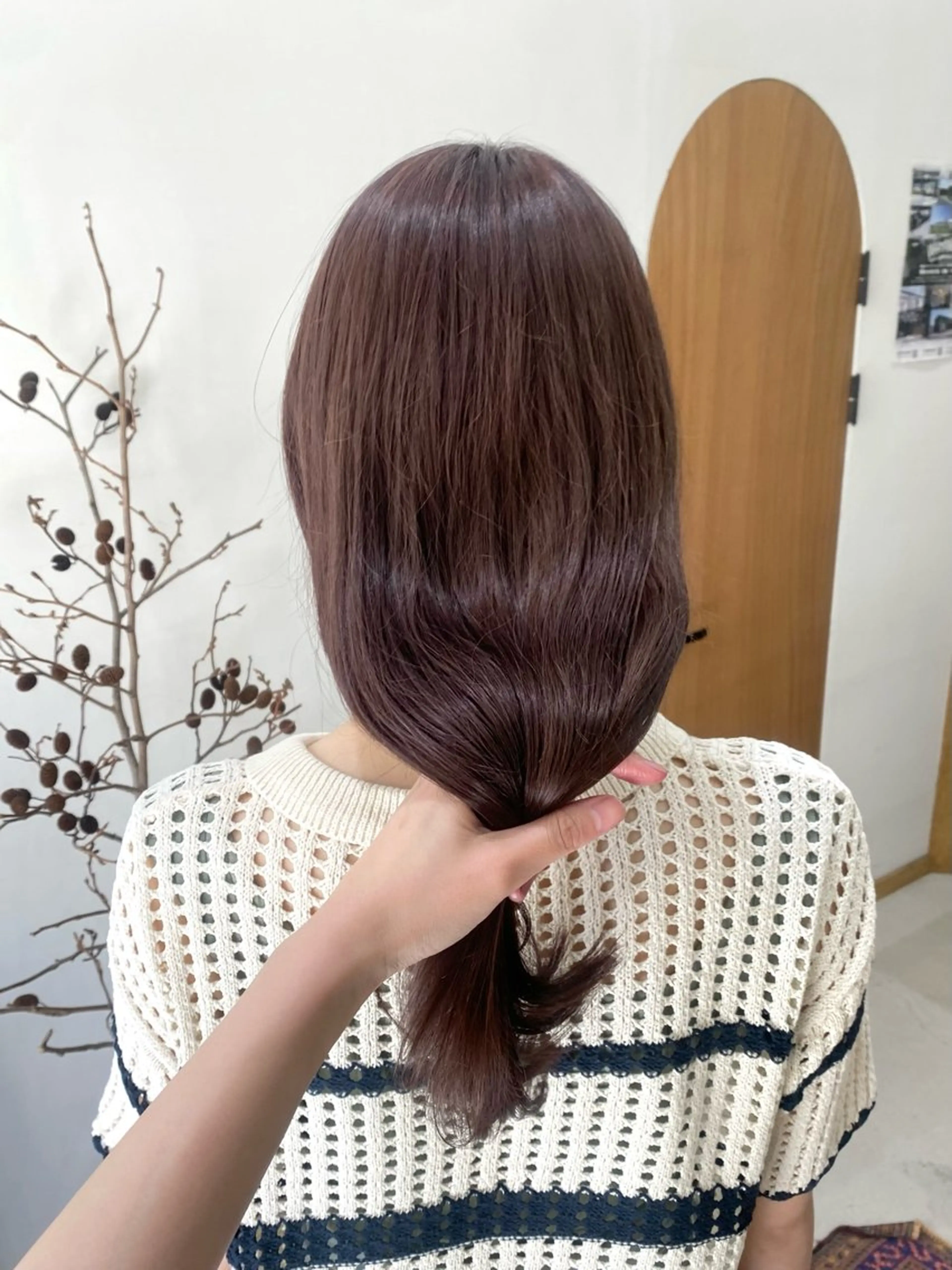 ロング カラー ヘアアレンジ ブリーチ グレージュ ラベンダーカラー ラベンダーグレージュ ラベンダーグレー カット ヘアカラー トリートメント ハル🌸柔色/ ブリーチなし/艶髪のヘアスタイル