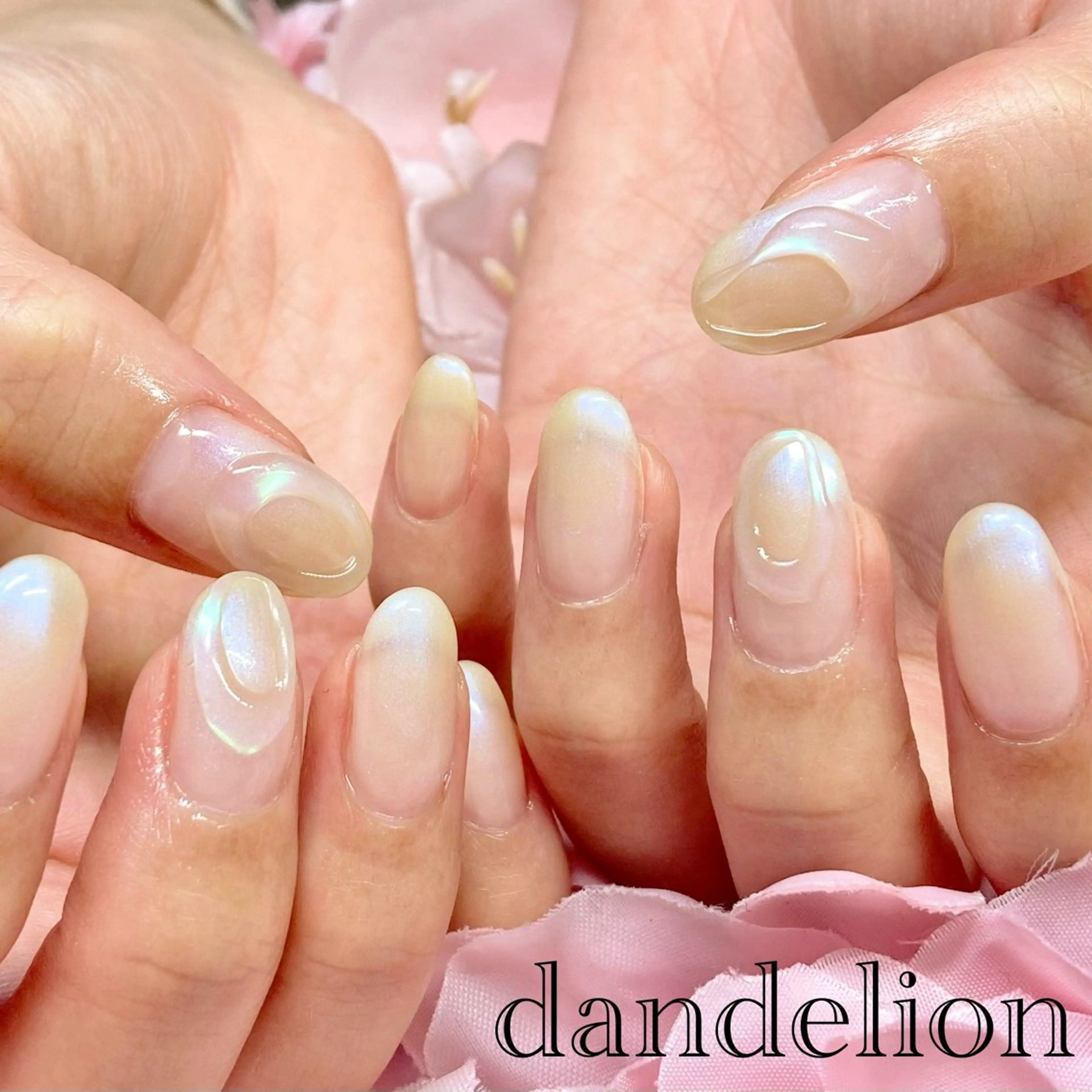 ネイル ハンドネイル ハンドケア dandelion ダンデライオンのネイルデザイン