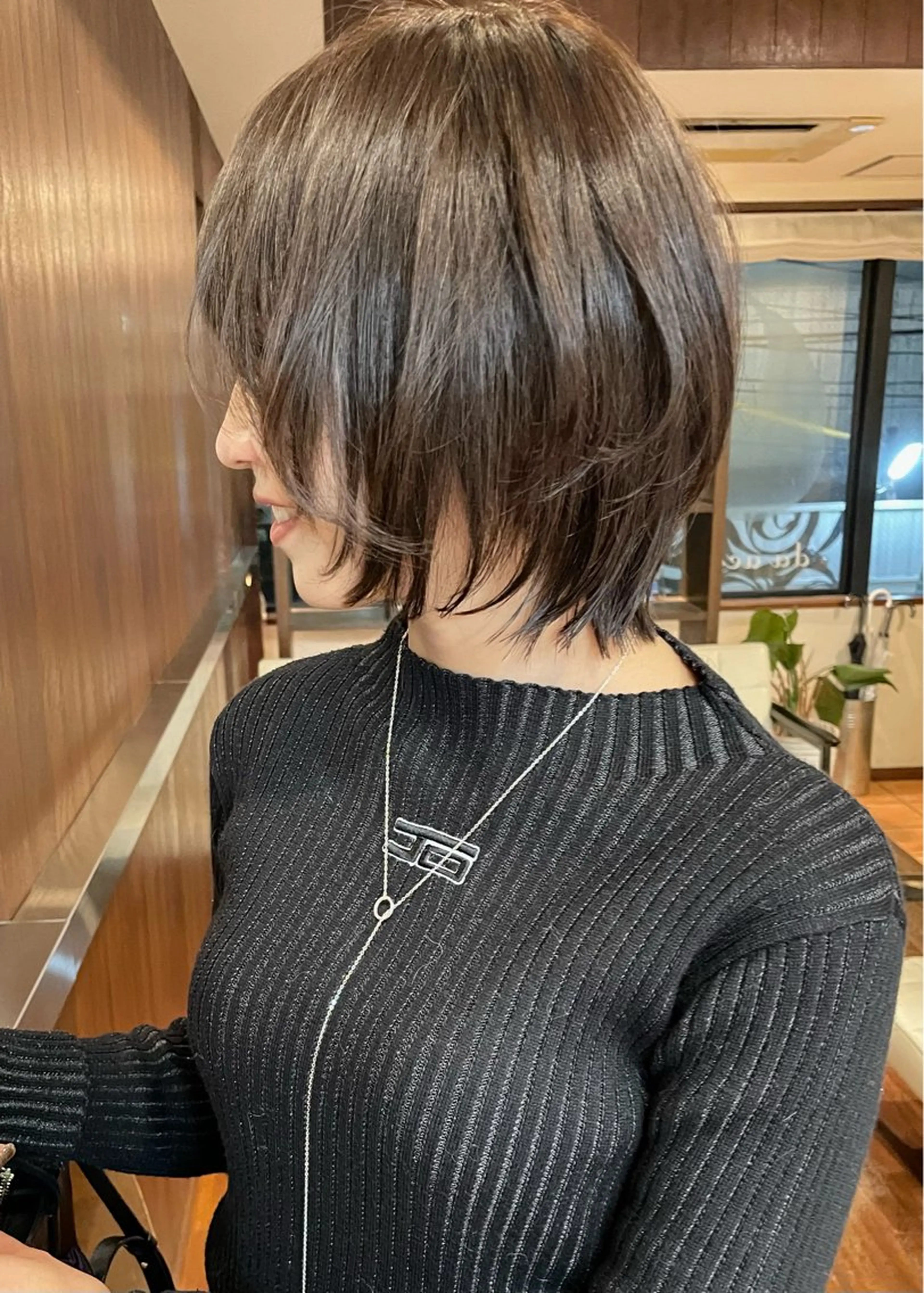 ショート カラー ショートヘア カット ヘアカラー トリートメント 髪質改善カラー ケアブリーチ/タムのヘアスタイル