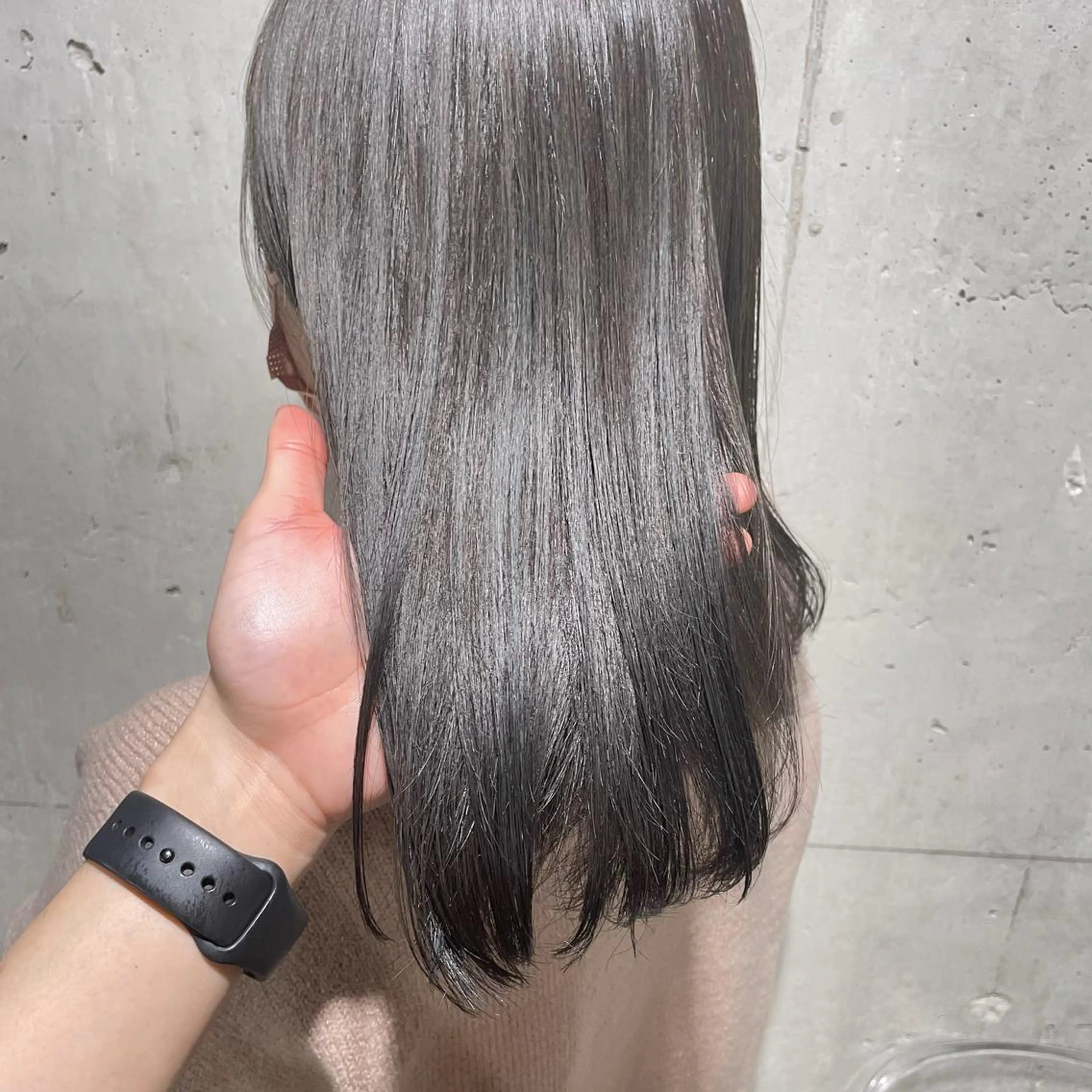 ロング カラー ヘアカラー トリートメント ヘアセット I'S.横浜所属・赤み消しカラー 🍀JUNKIのヘアスタイル