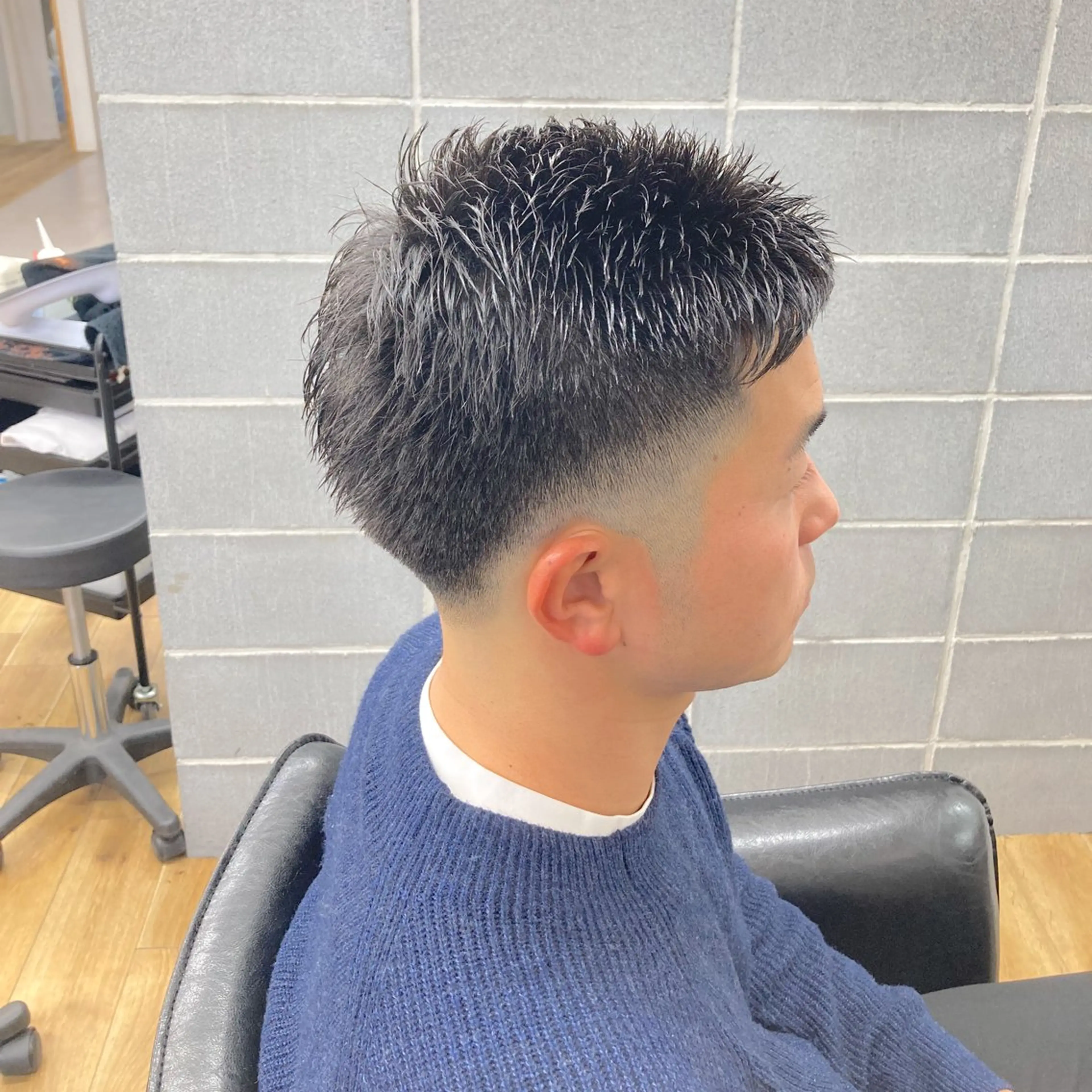 ショート メンズ フェードカット スキンフェード メンズ特化/垣見 隼人のヘアスタイル