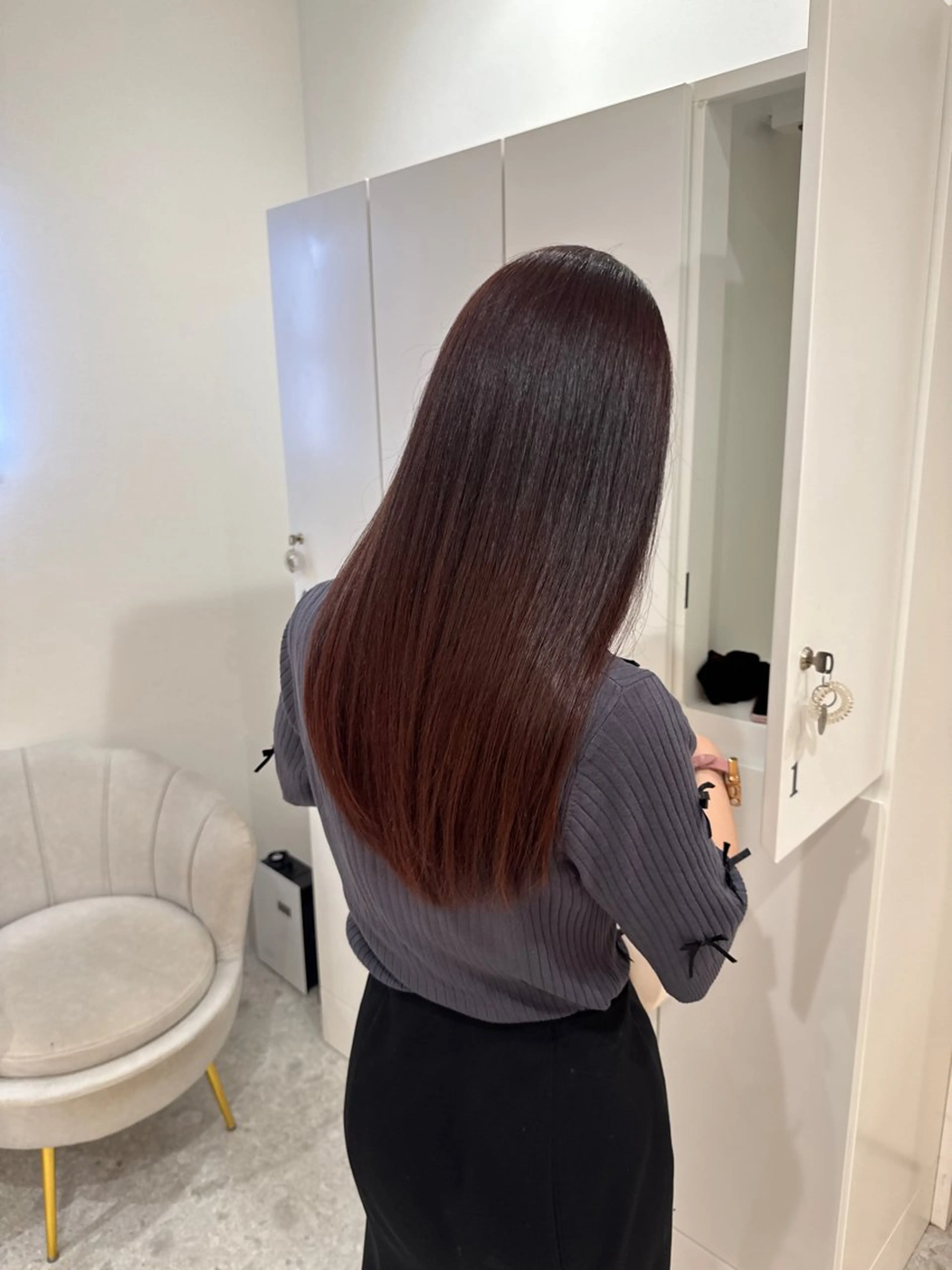 ロング カラー トリートメント Lond Bloom所属・🎀はるか ブリーチ なしダブルカラー🎀のヘアスタイル