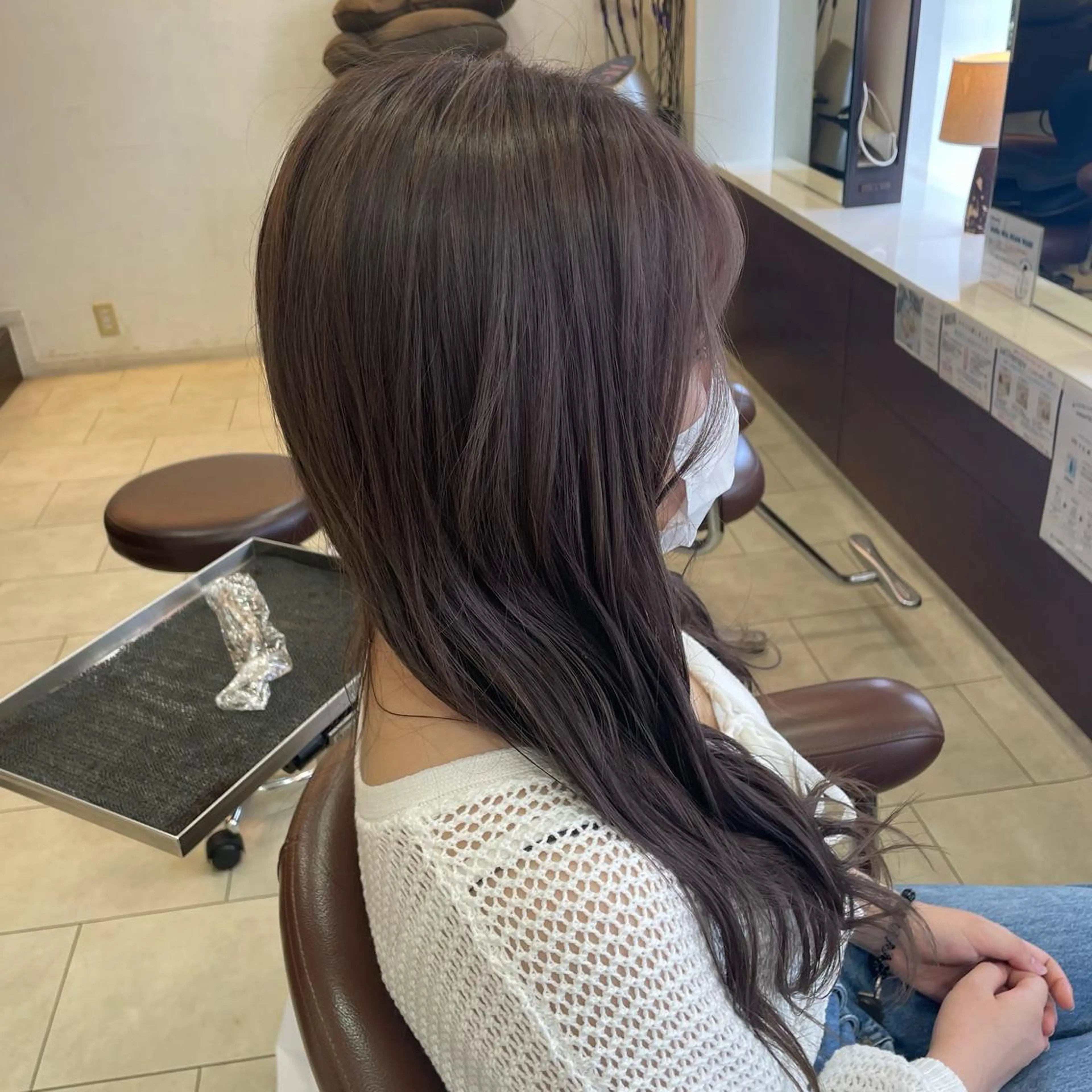 ロング カラー 西村 亜弥のヘアスタイル