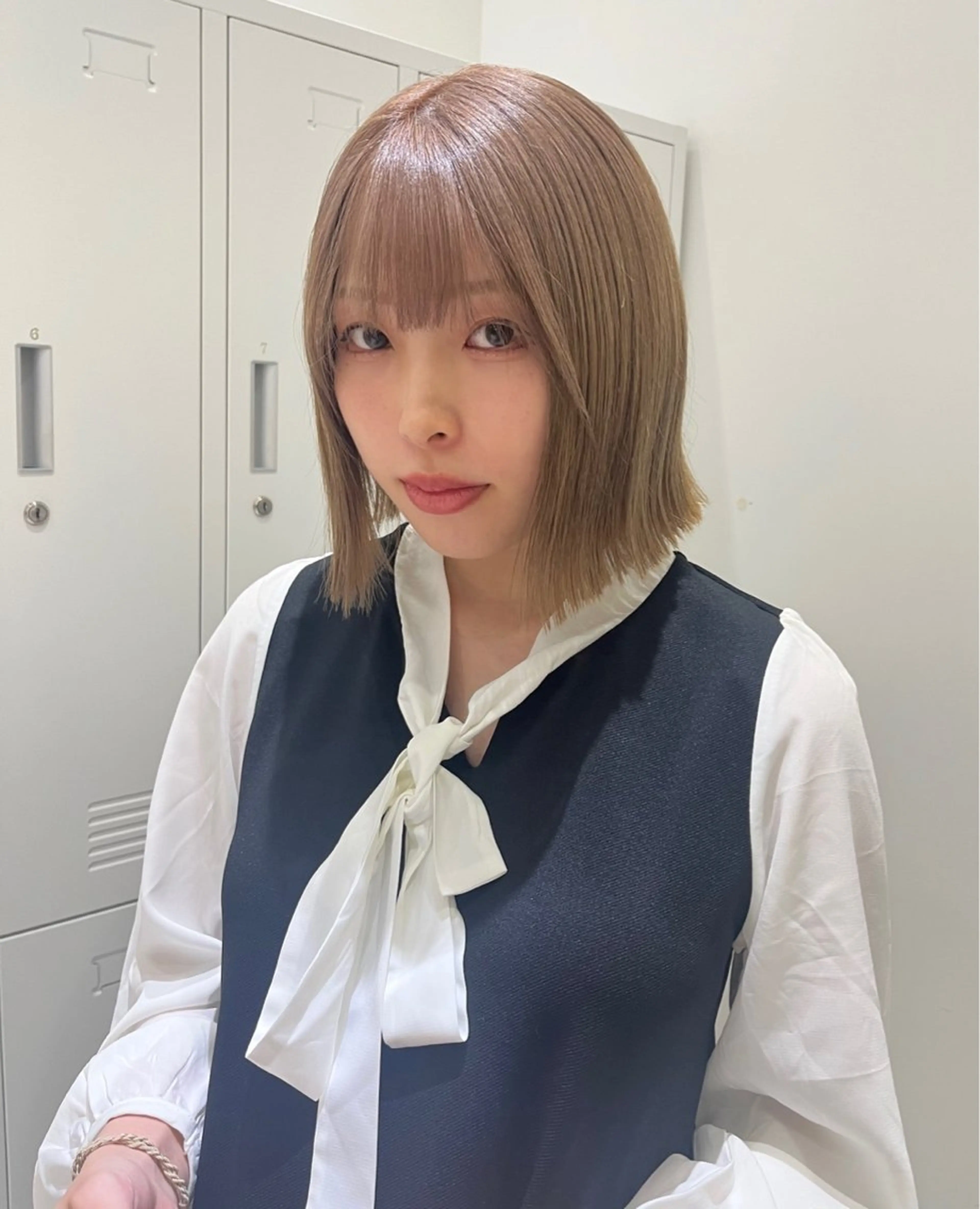 ショート ヘアカラー zina福岡天神📛 井上美乃里のヘアスタイル