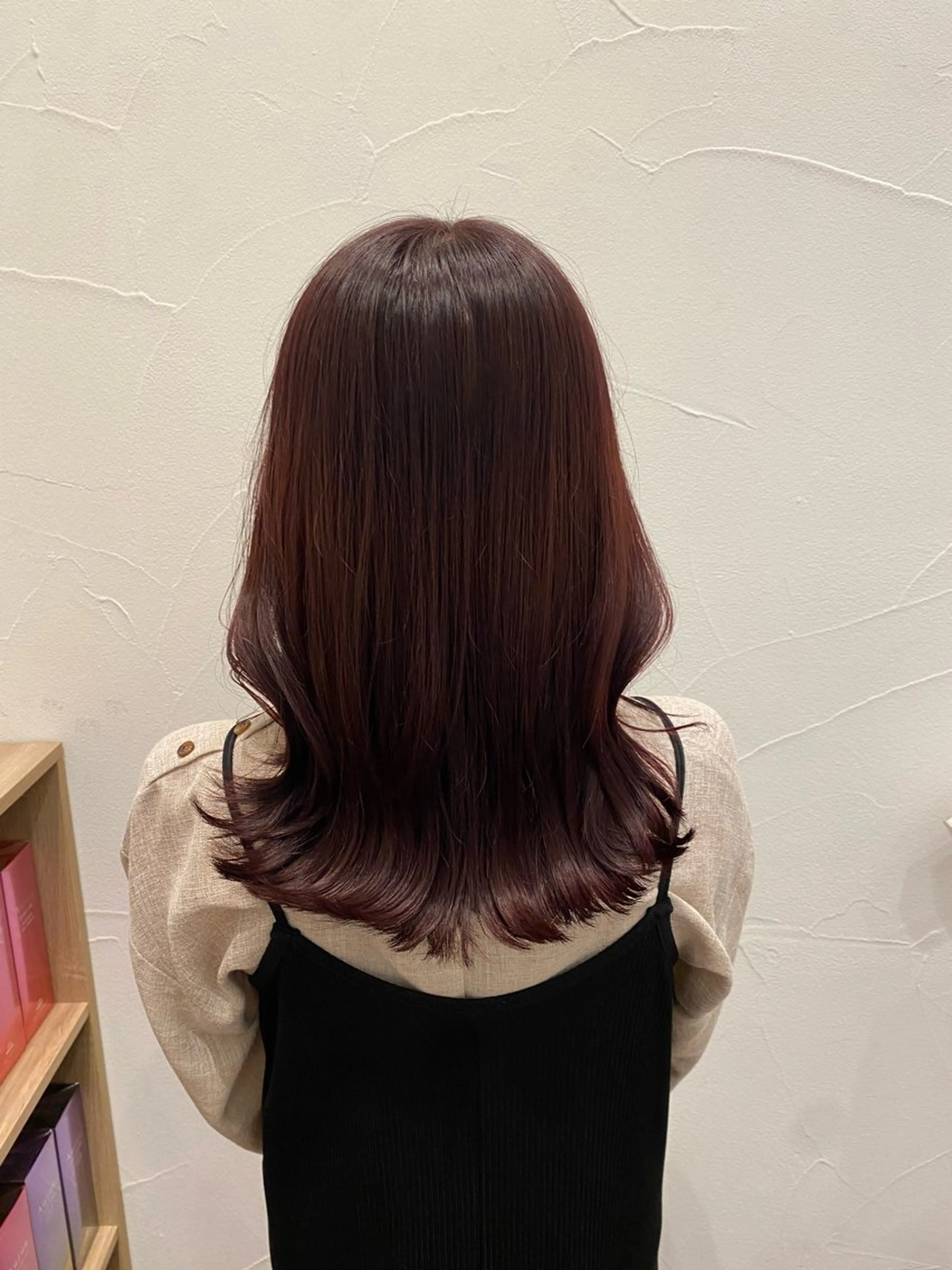 セミロング カラー Ash中目黒店 榊間茜のヘアスタイル