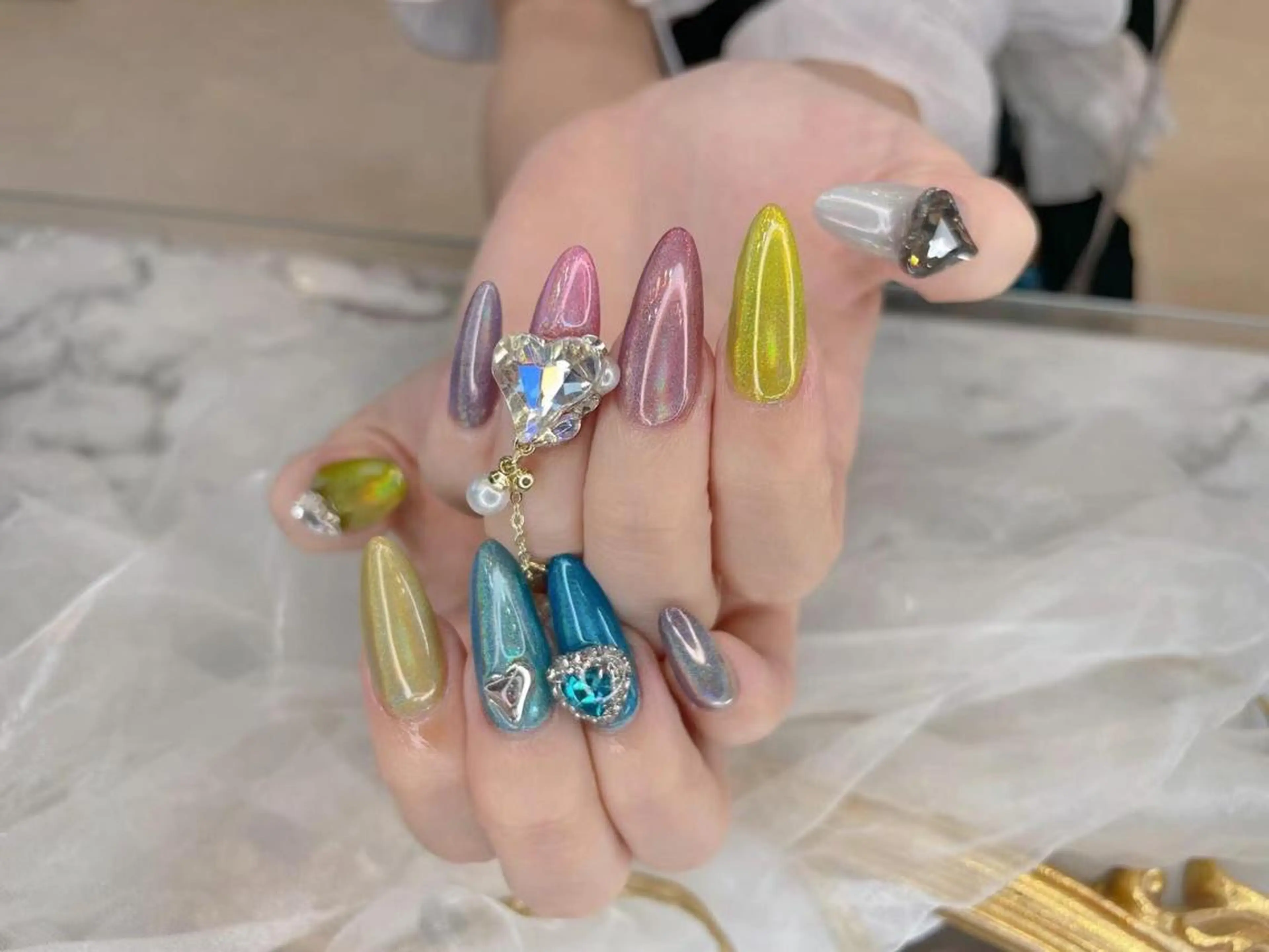 ネイル ハート My nail所属・babarla Nailのネイルデザイン