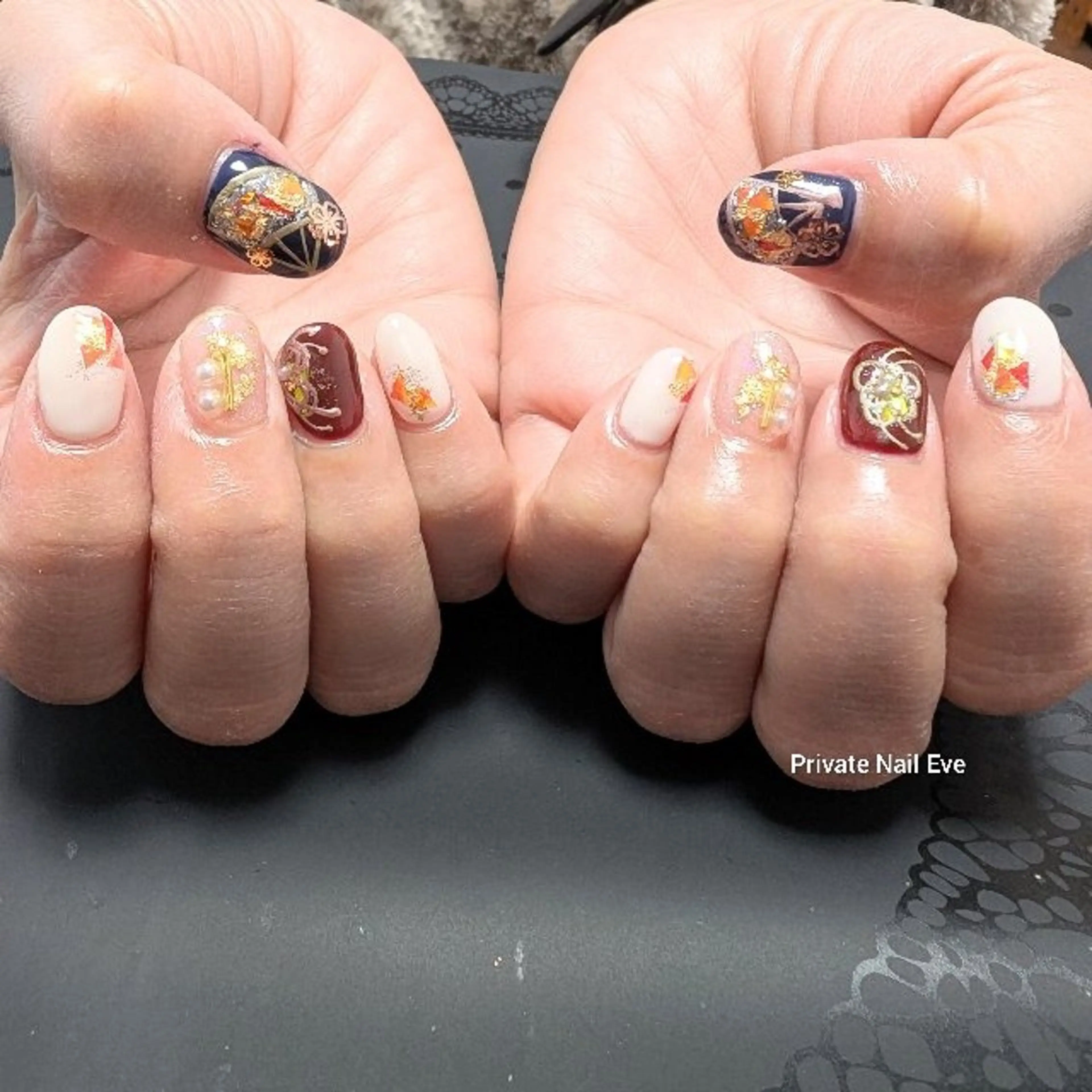 ネイル 成人式 ネイル junkoのネイルデザイン