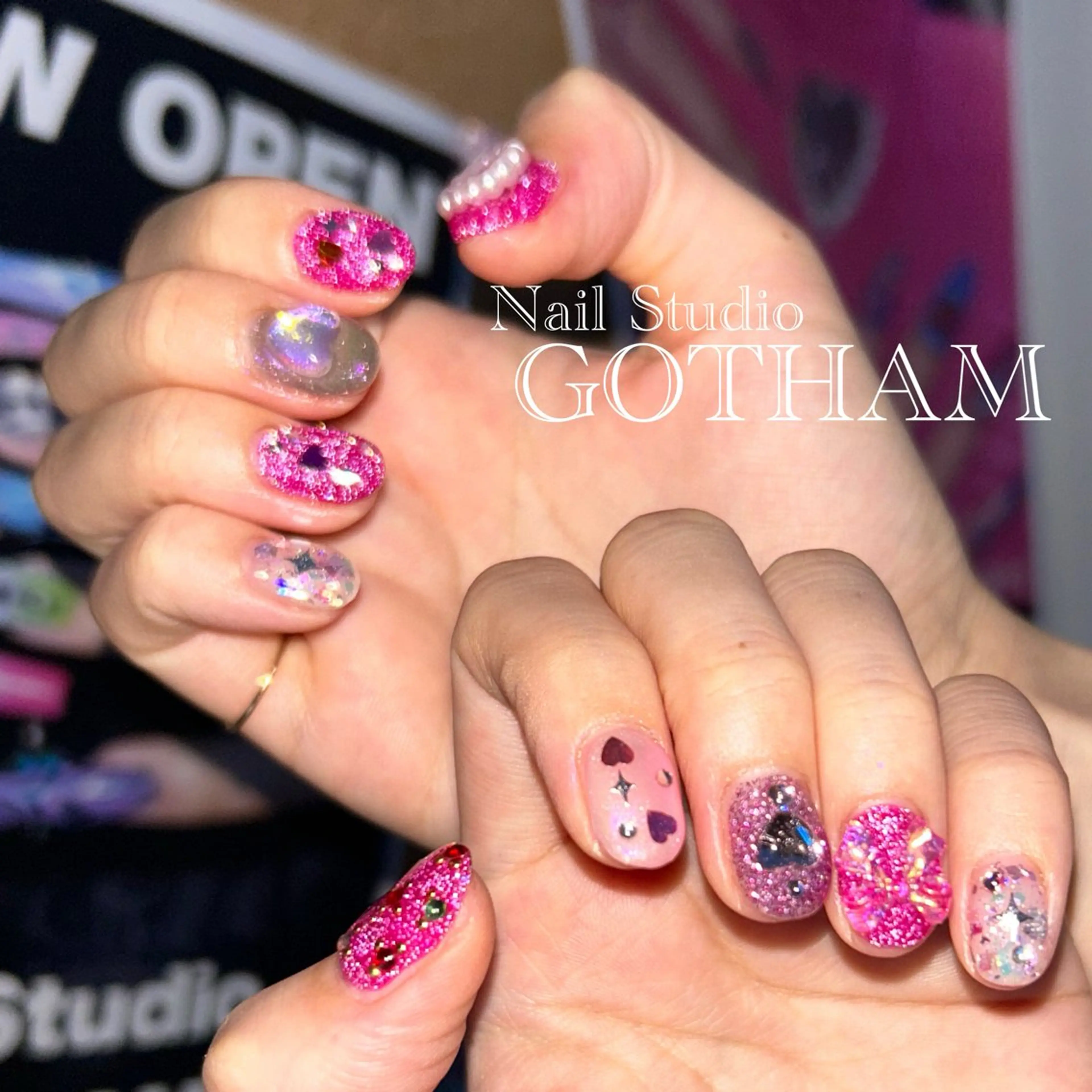 ネイル ハンドネイル Nail Studio GOTHAM所属・高円寺駅からすぐ🌈 ネイルGOTHAMのネイルデザイン