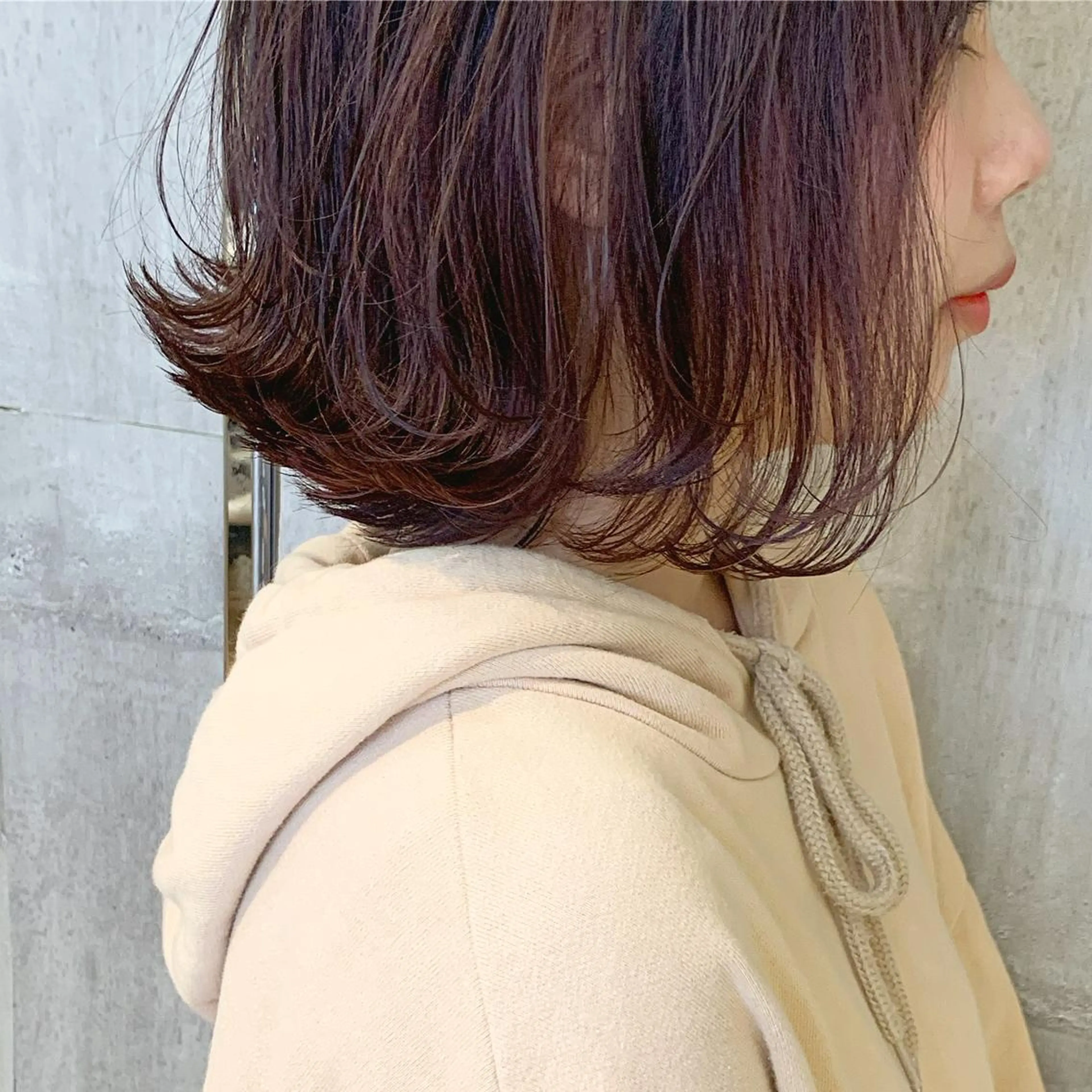 ショート カラー ブラウンカラー カシス ﾊｲﾄｰﾝ/ｼｮｰﾄ 村上淳乃🐥のヘアスタイル