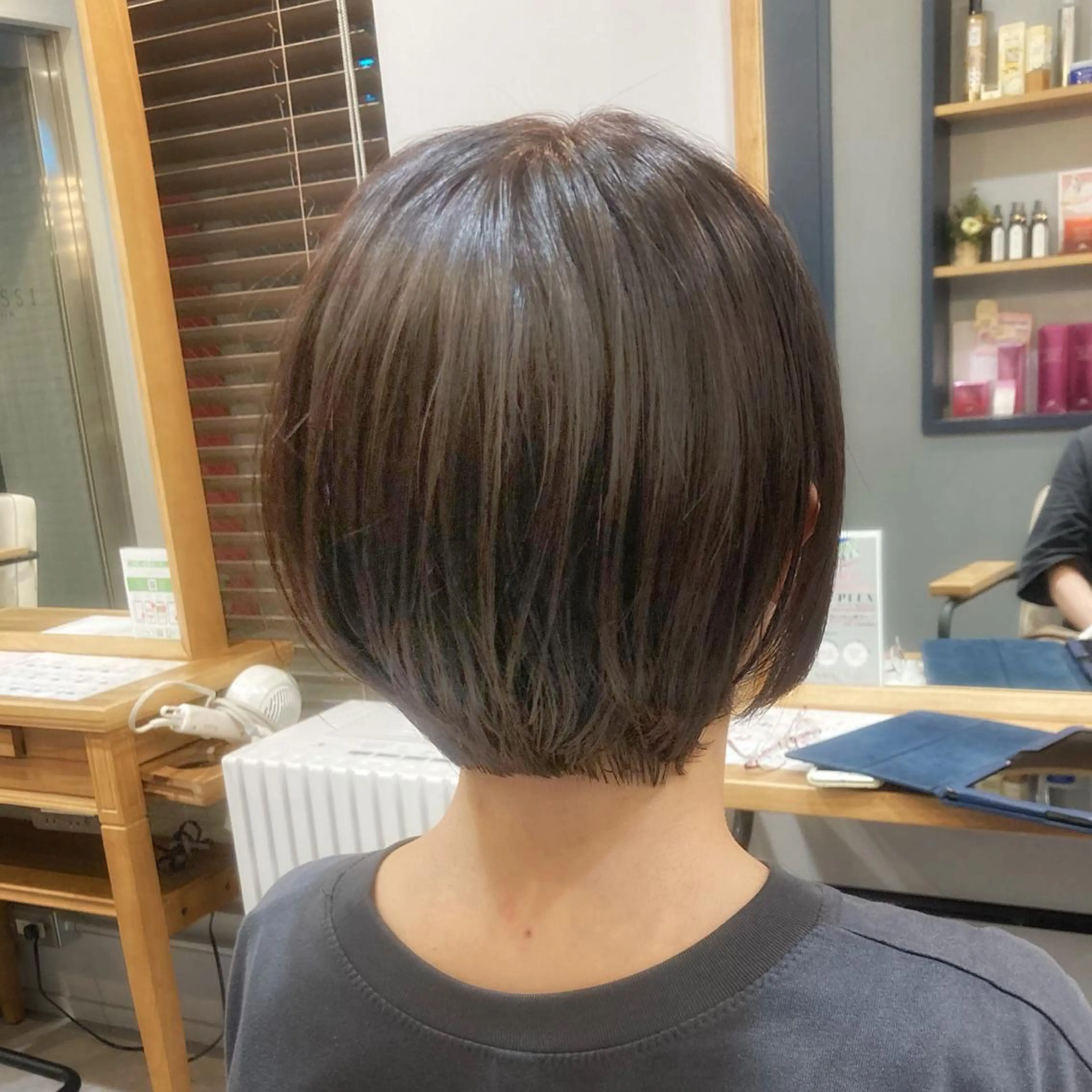 ショート 丸みショート ショートヘア 透明感カラー☆ 中村隆寛のヘアスタイル