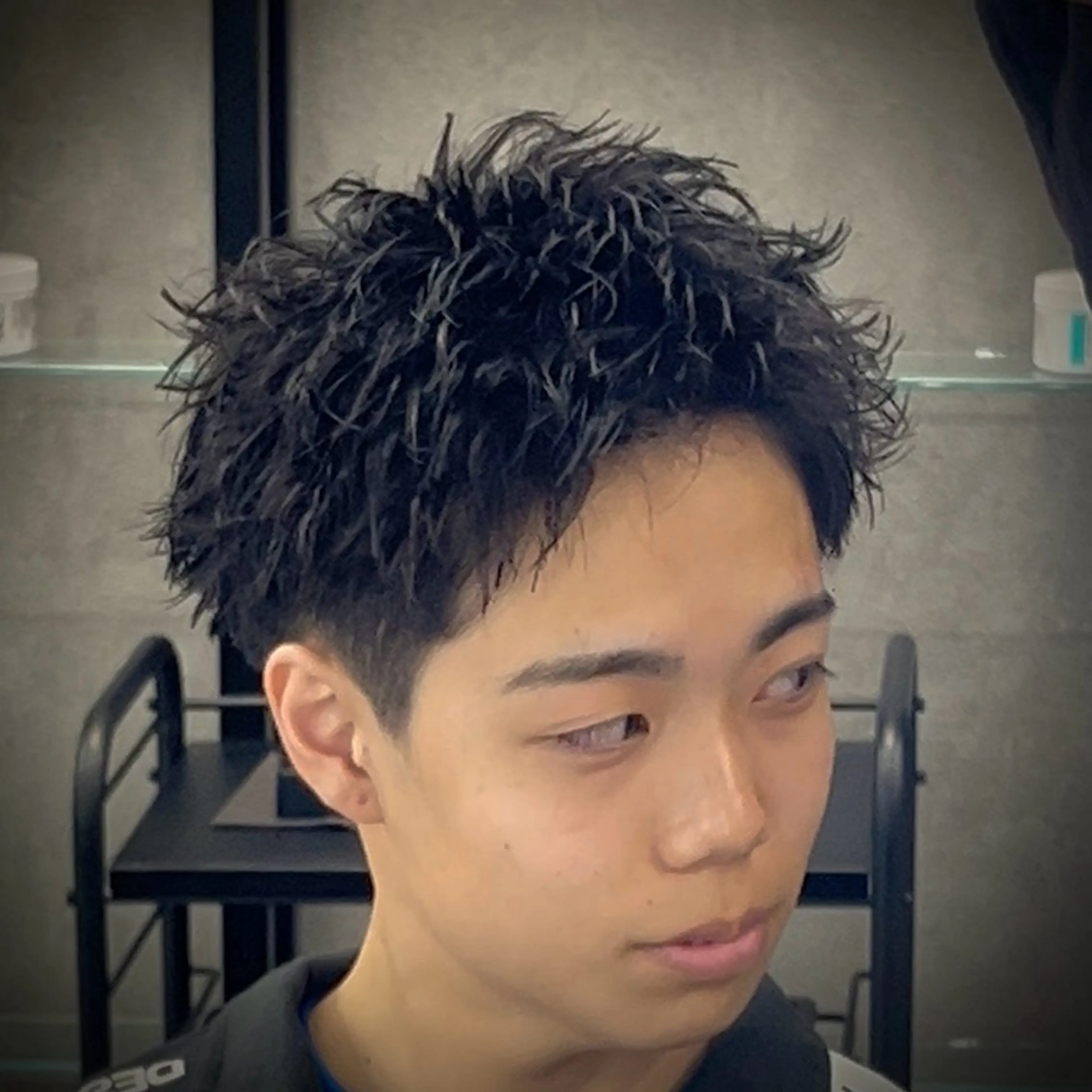 ショート ヘアアレンジ メンズ 刈り上げ ショートヘア カット 札幌メンズ特化/ RIKUのヘアスタイル