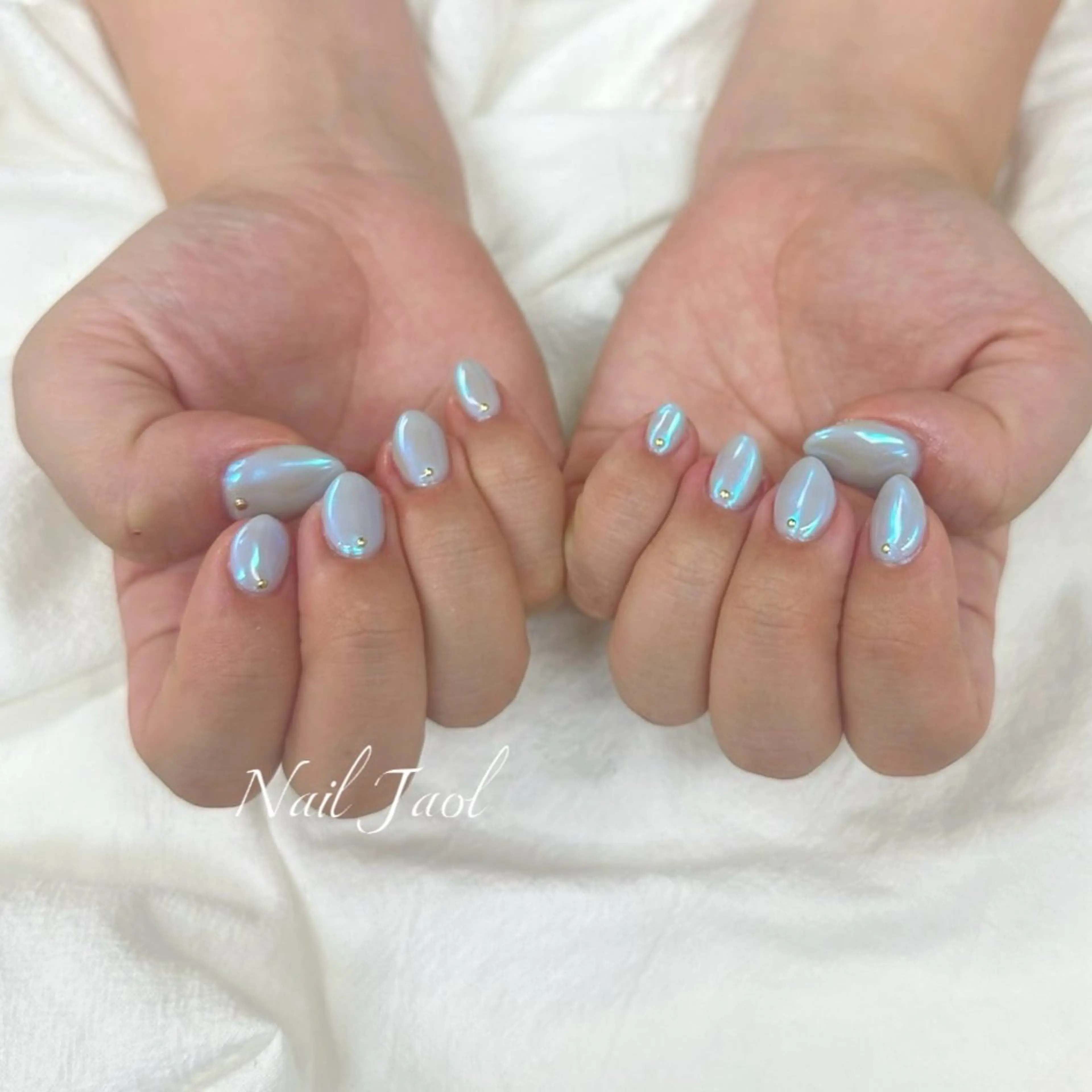 ショート 韓国風ヘア ハンドネイル nail jaol池袋店所属・ネイルJaol 池袋のネイルデザイン