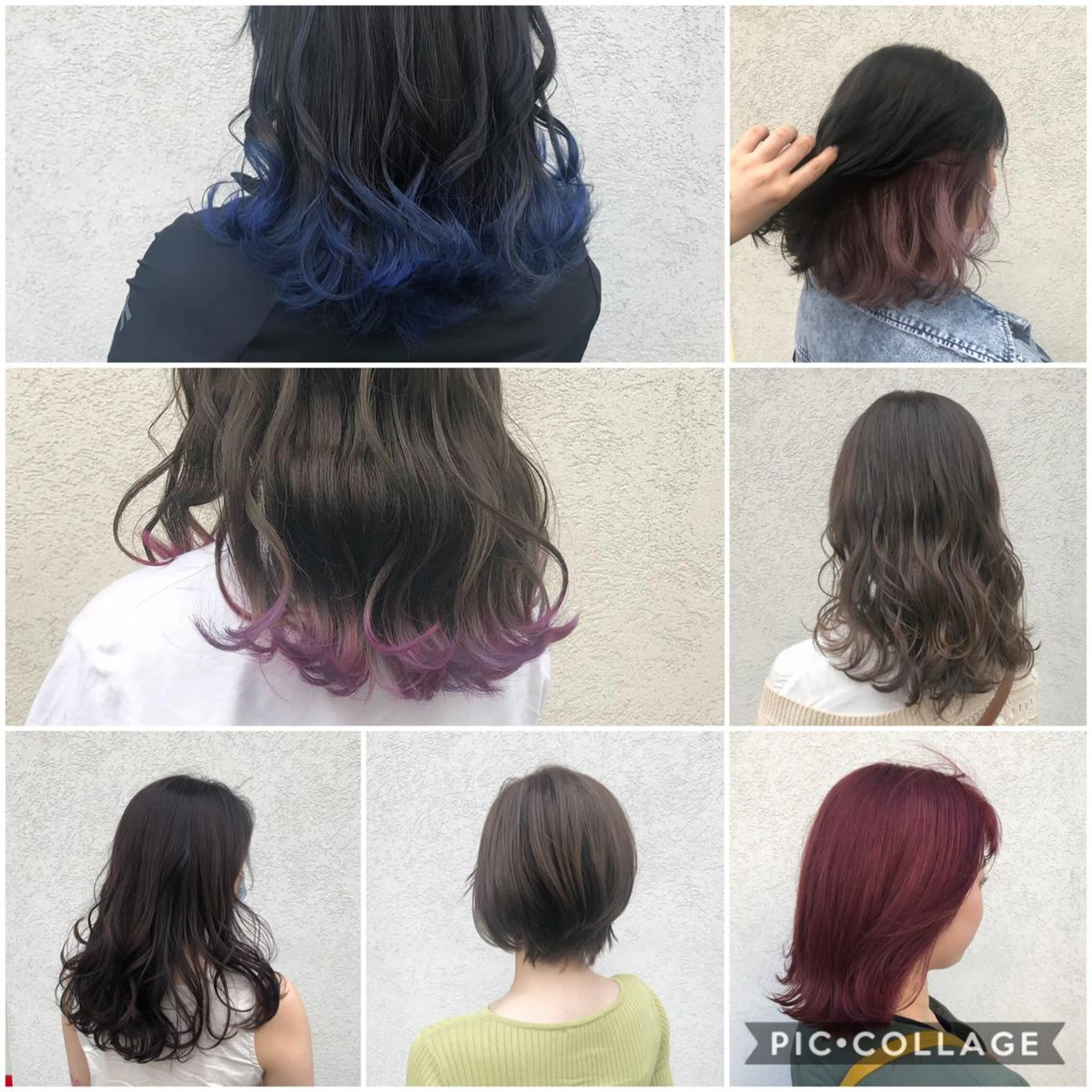セミロング カラー パーマ ヘアアレンジ 【スタイリスト】此木 裕菜のヘアスタイル