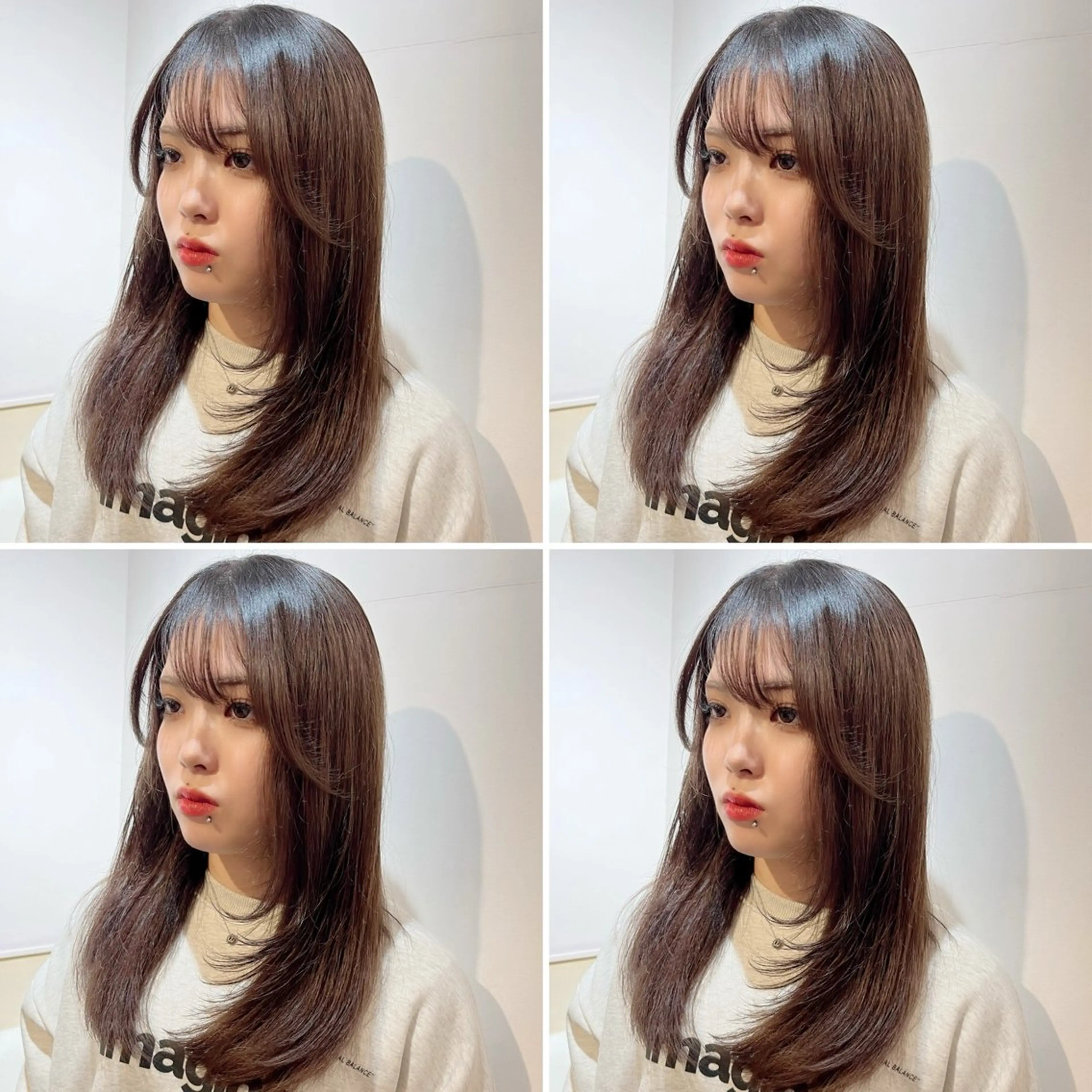 ロング カラー カット ヘアカラー トリートメント ヘアセット 髪質改善・韓国ヘア特 化💎店長望月のヘアスタイル