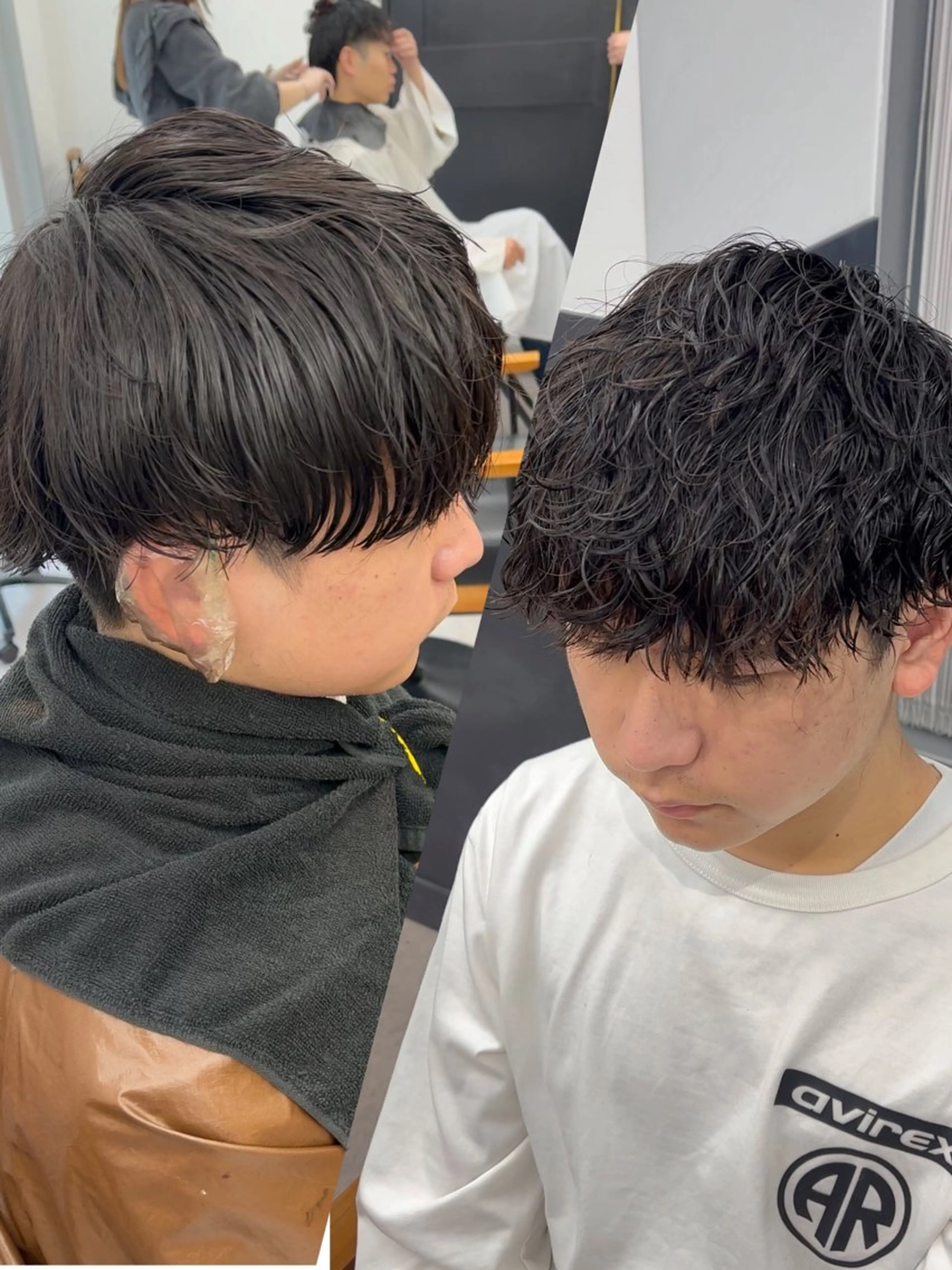 パーマ メンズ ✨メンズパーマ特化 アリサ✨のマツエク・マツパデザイン